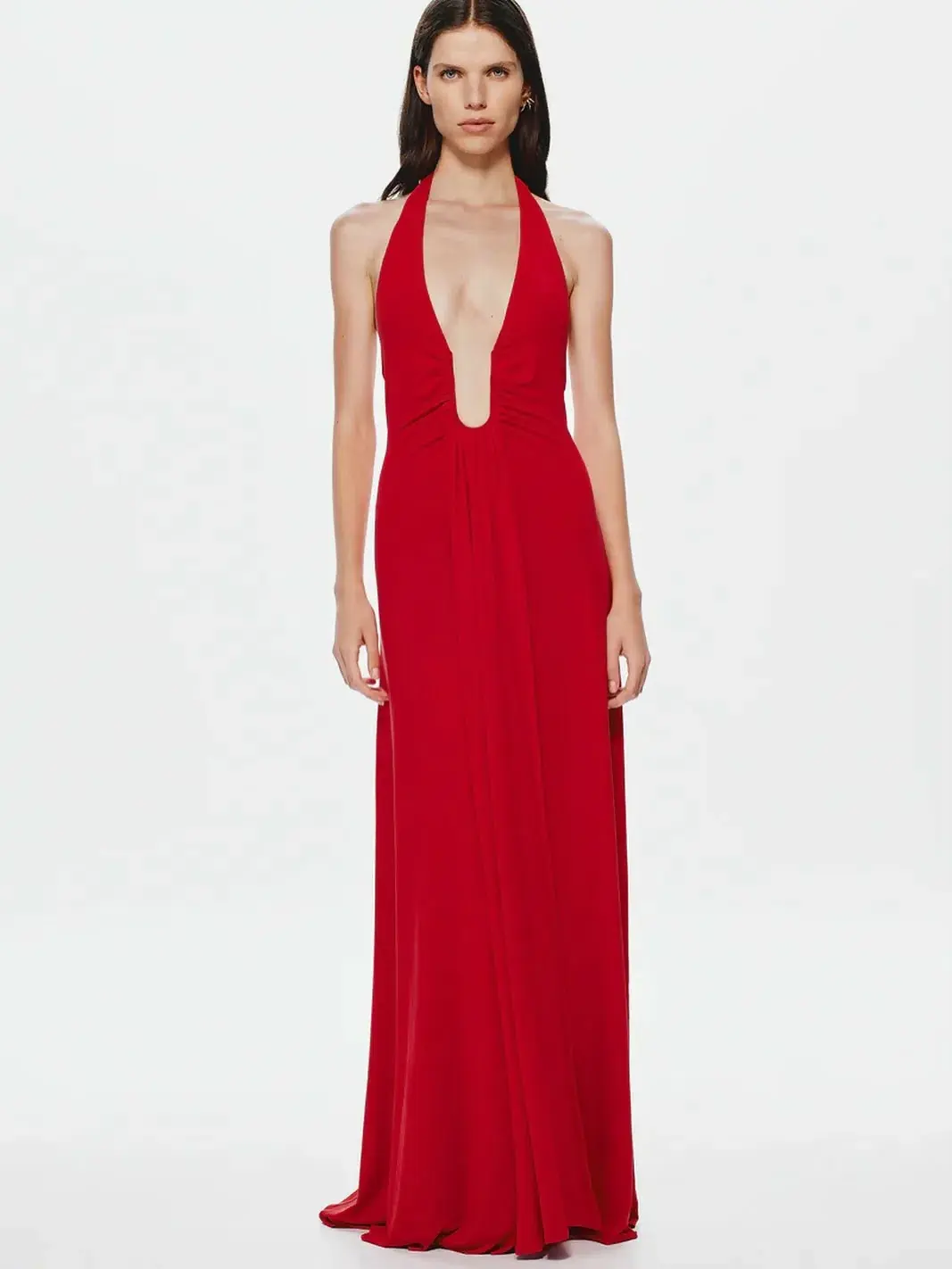 Misha Jennifer Cupro in Cherry Size Small - Image 1