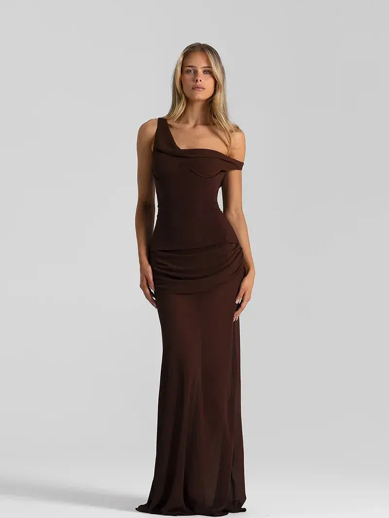 Natalie Rolt Cadence Gown - Espresso Size 2 / AU 10-12 - Image 1