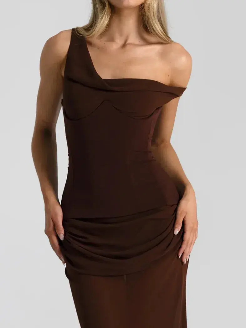 Natalie Rolt Cadence Gown - Espresso Size 2 / AU 10-12 - Image 2