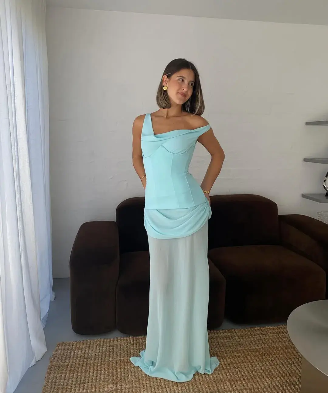 Natalie Rolt Cadence Gown - Baby Blue Size 0  - Image 4