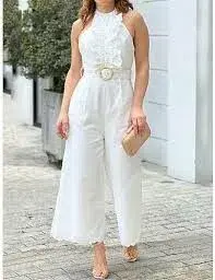 Zimmermann Amelie Frill Linen Jumpsuit size 1/AU 10 - Image 1