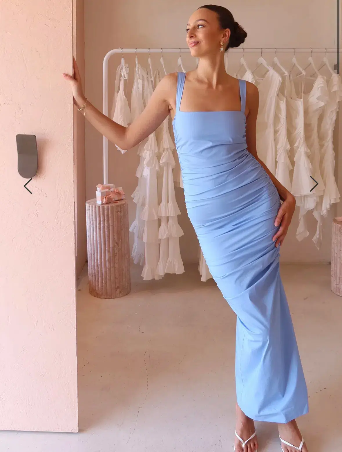 By Nicola Bay Gathered maxi dress - Image 1