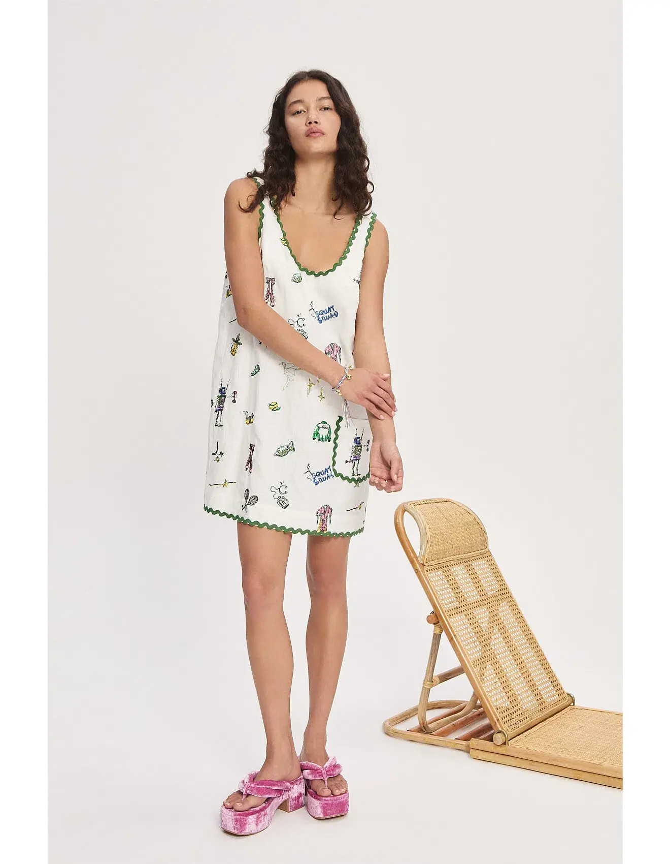 Alemais Play Embroidered Dress size 8  - Image 1