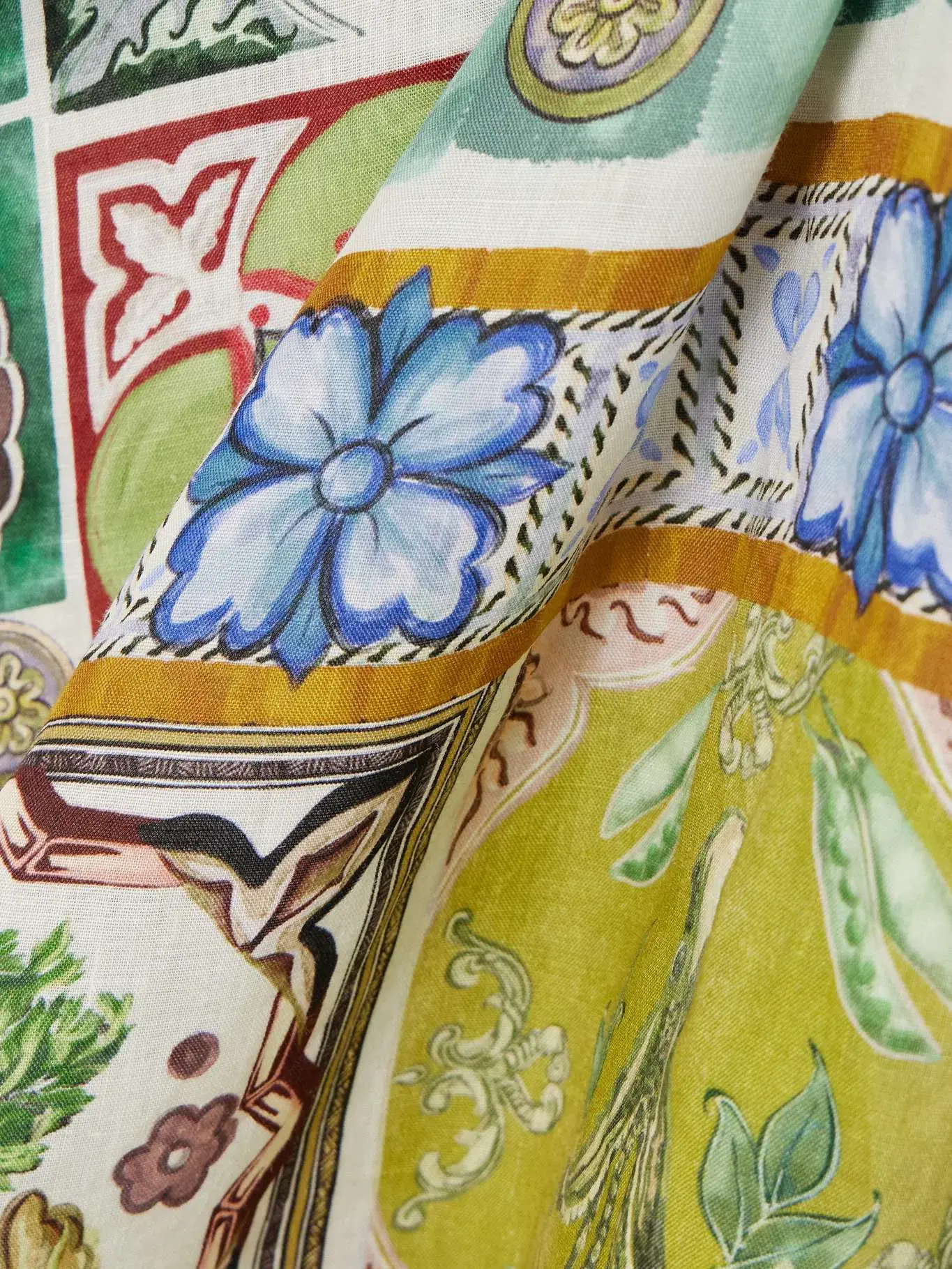 ALÉMAIS Tommasina printed ramie mini dress - Image 3