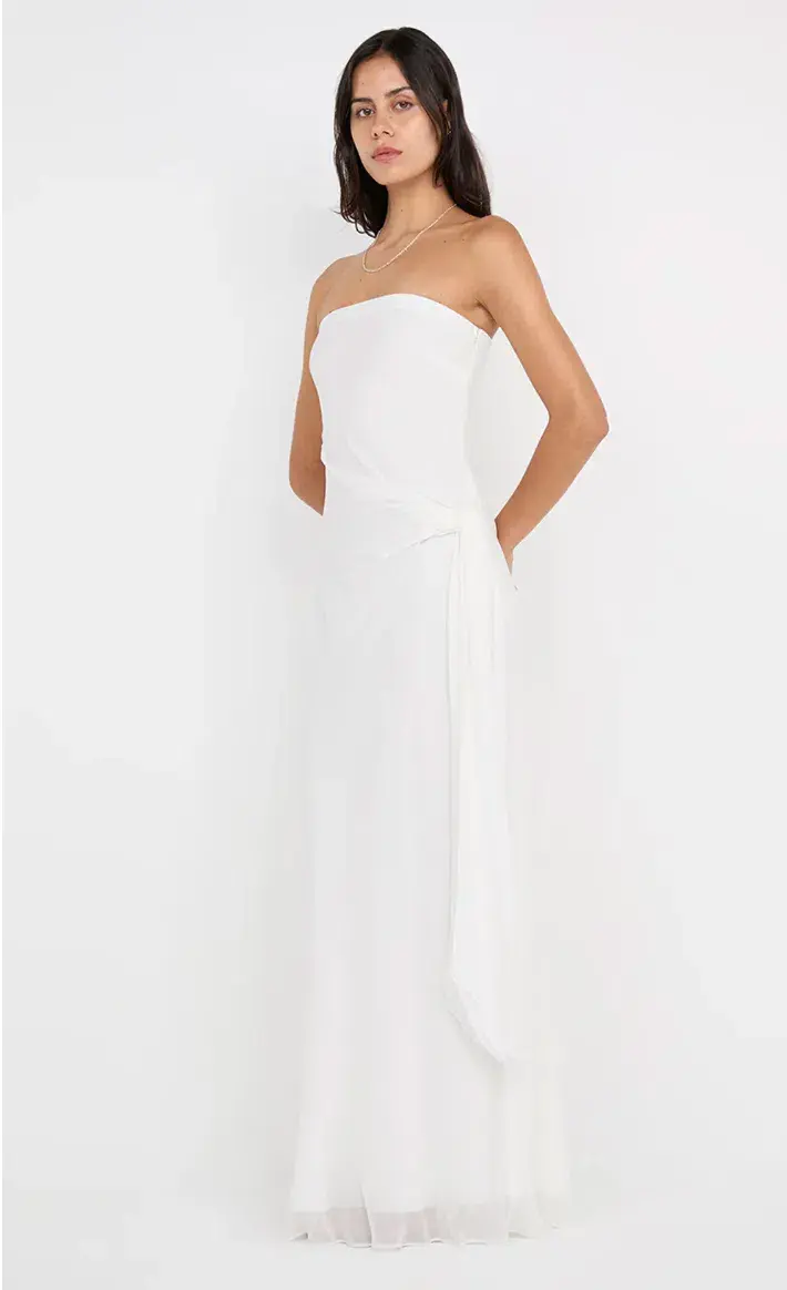 SONEVA STRAPLESS MAXI DRESS SIZE 8 - Image 2