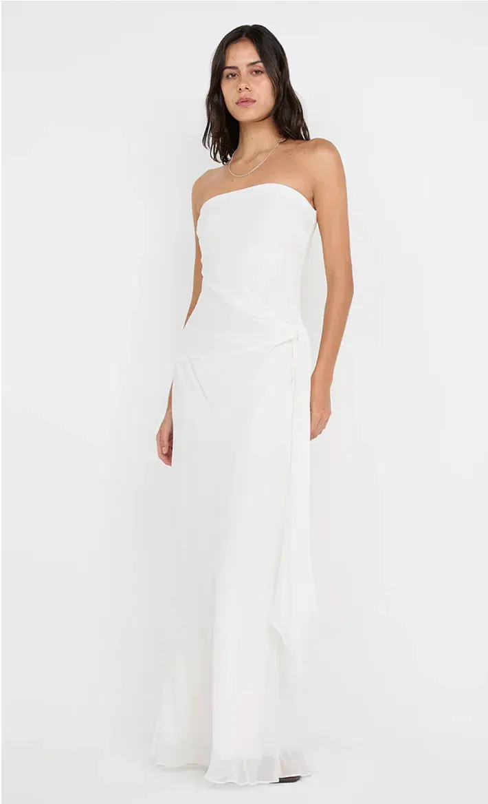 SONEVA STRAPLESS MAXI DRESS SIZE 8 - Image 1