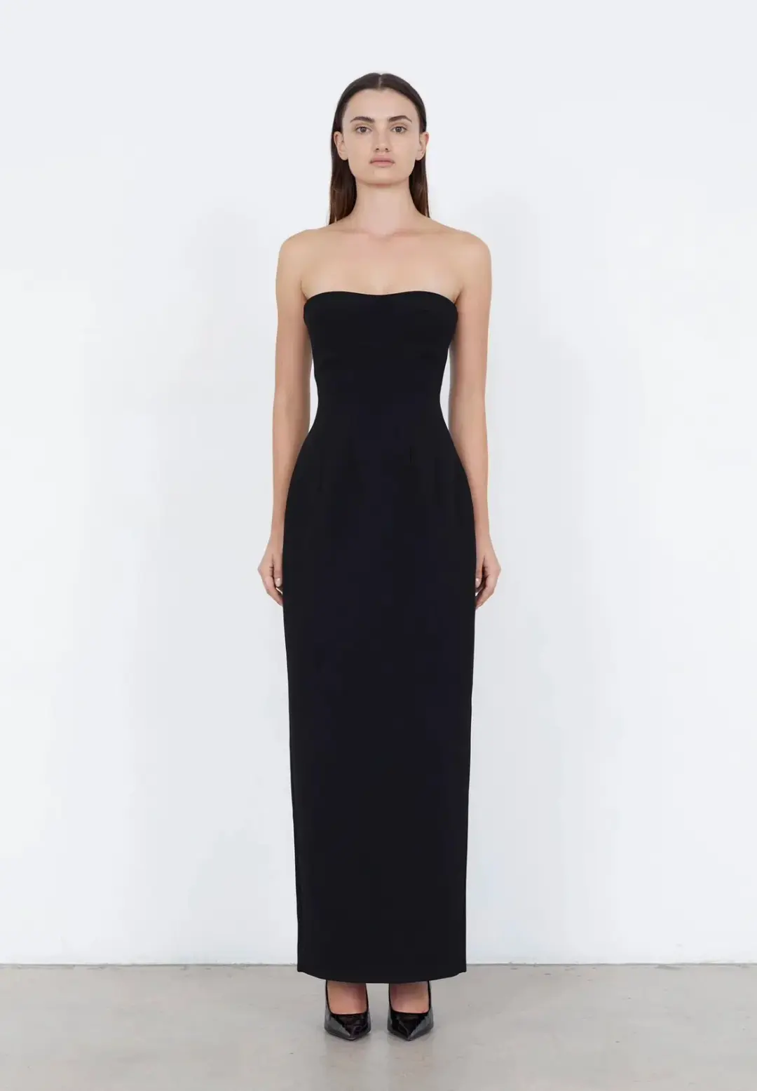 Capsule Wardrobe Strapless Column Dress Size 12  for rent on The Volte - main image