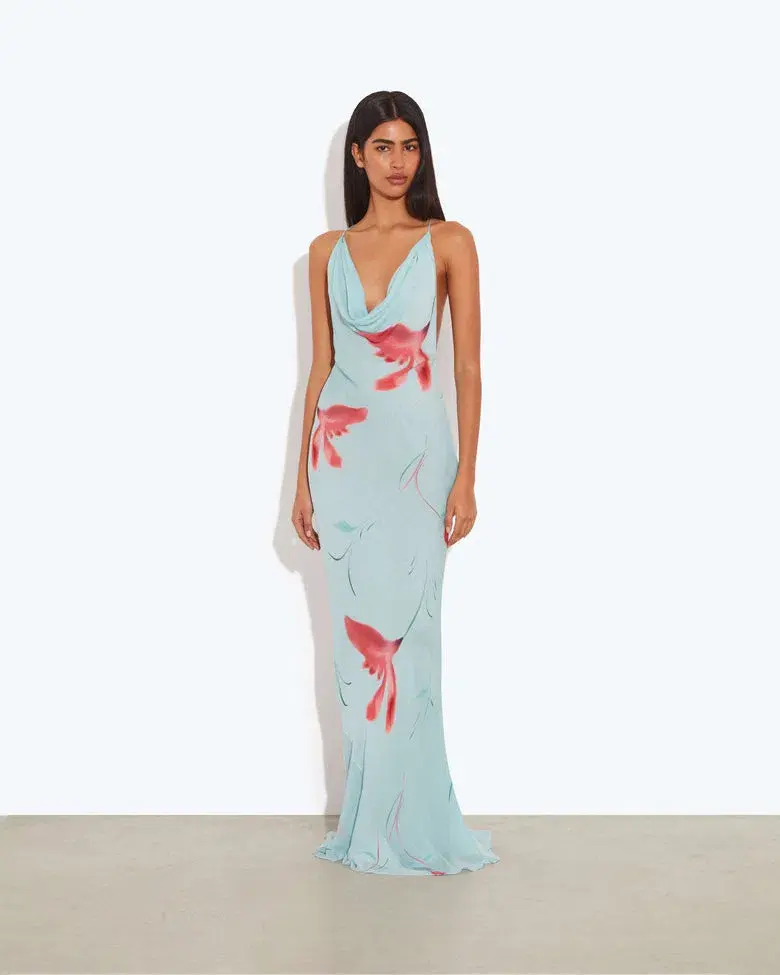 Rat & Boa Vincenza Floral Maxi Dress Size s/Au 8 - Image 1