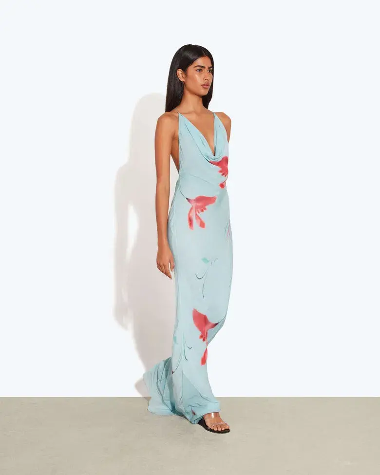 Rat & Boa Vincenza Floral Maxi Dress Size s/Au 8 for rent on The Volte - main image
