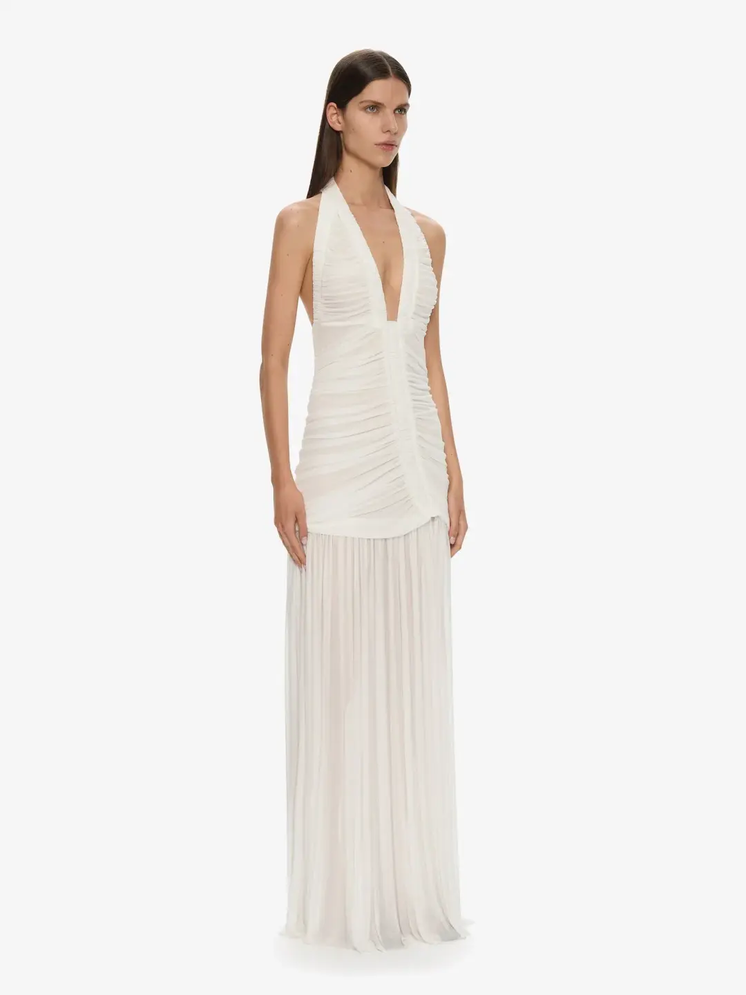 Christopher Esber Orion Gown White Size 10 for rent on The Volte - main image