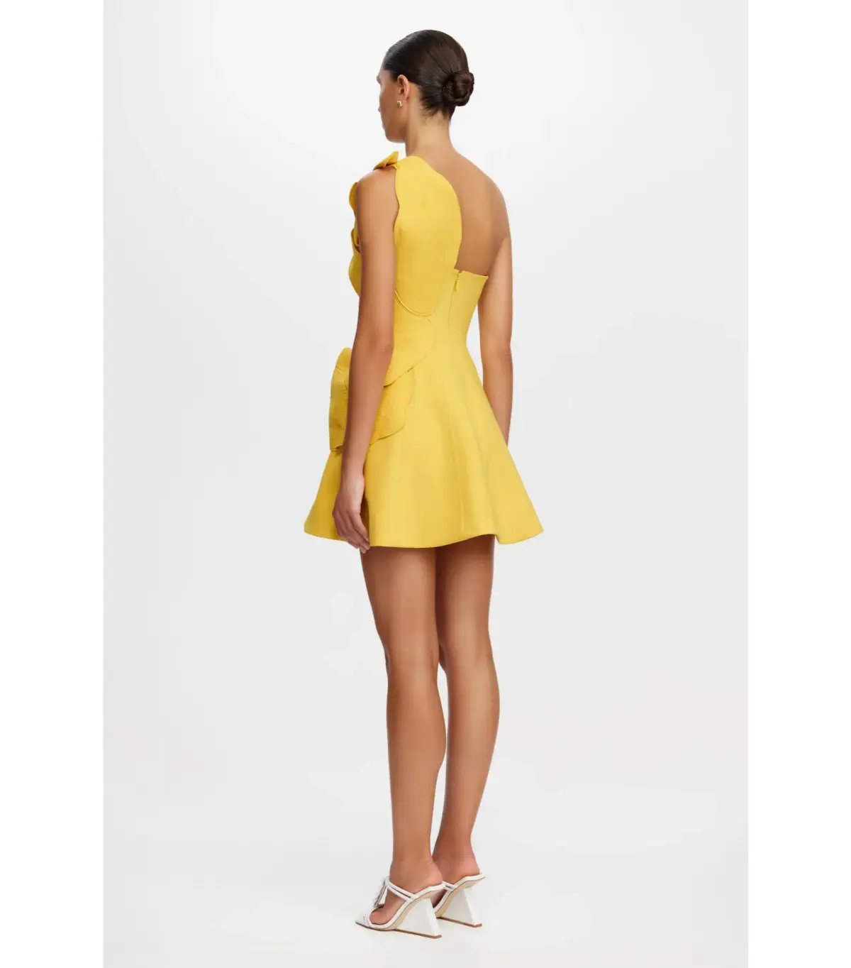 Acler Drake Mini Dress in Tuscan Sun Size AU 8 - Image 3