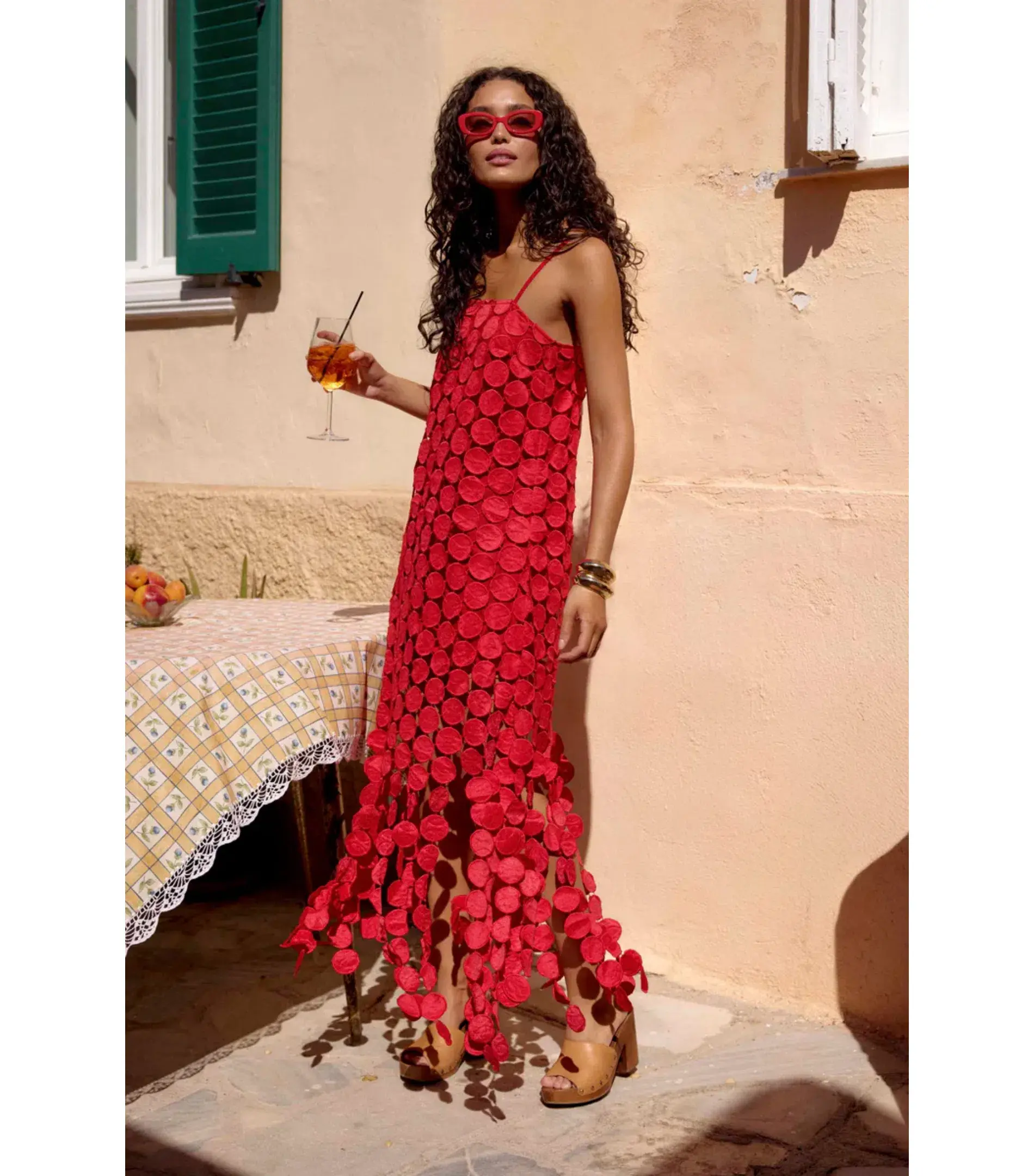 Mister Zimi Juju Maxi Dress Red Size AU 10 - Image 1