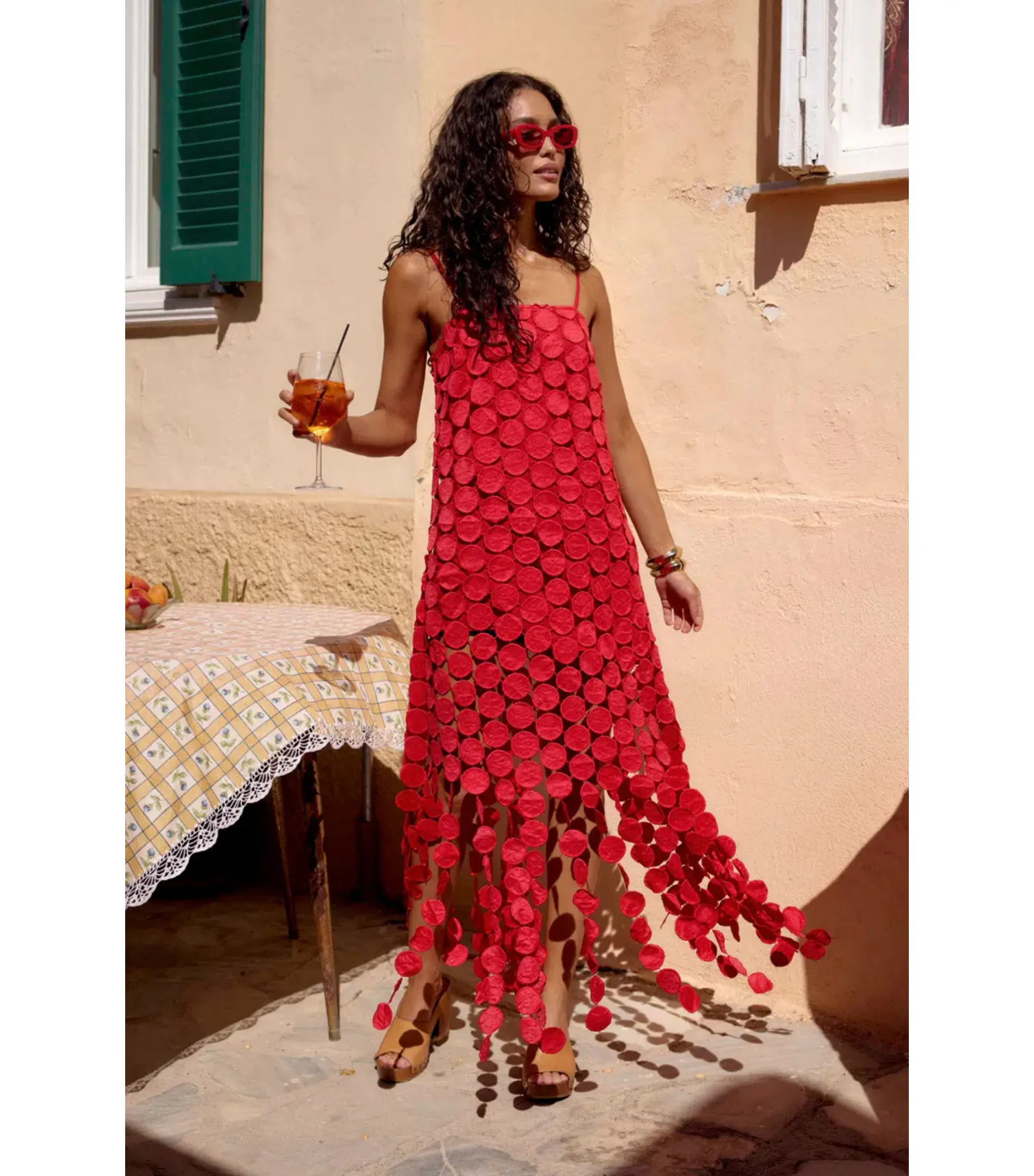 Mister Zimi Juju Maxi Dress Red Size AU 10 - Image 2