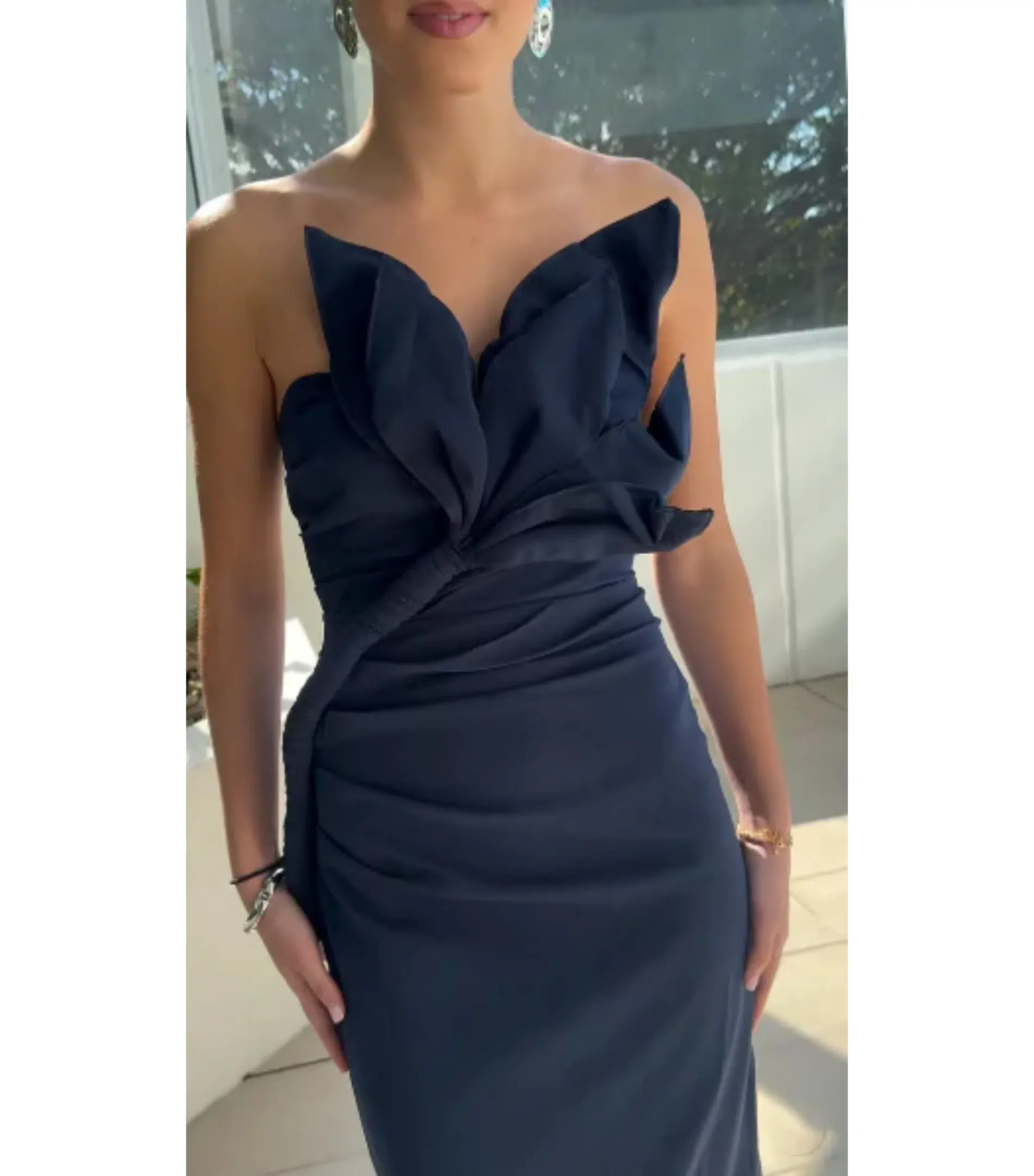 Tojha Zimran Maxi Dress in Navy Size AU 10 - Image 7