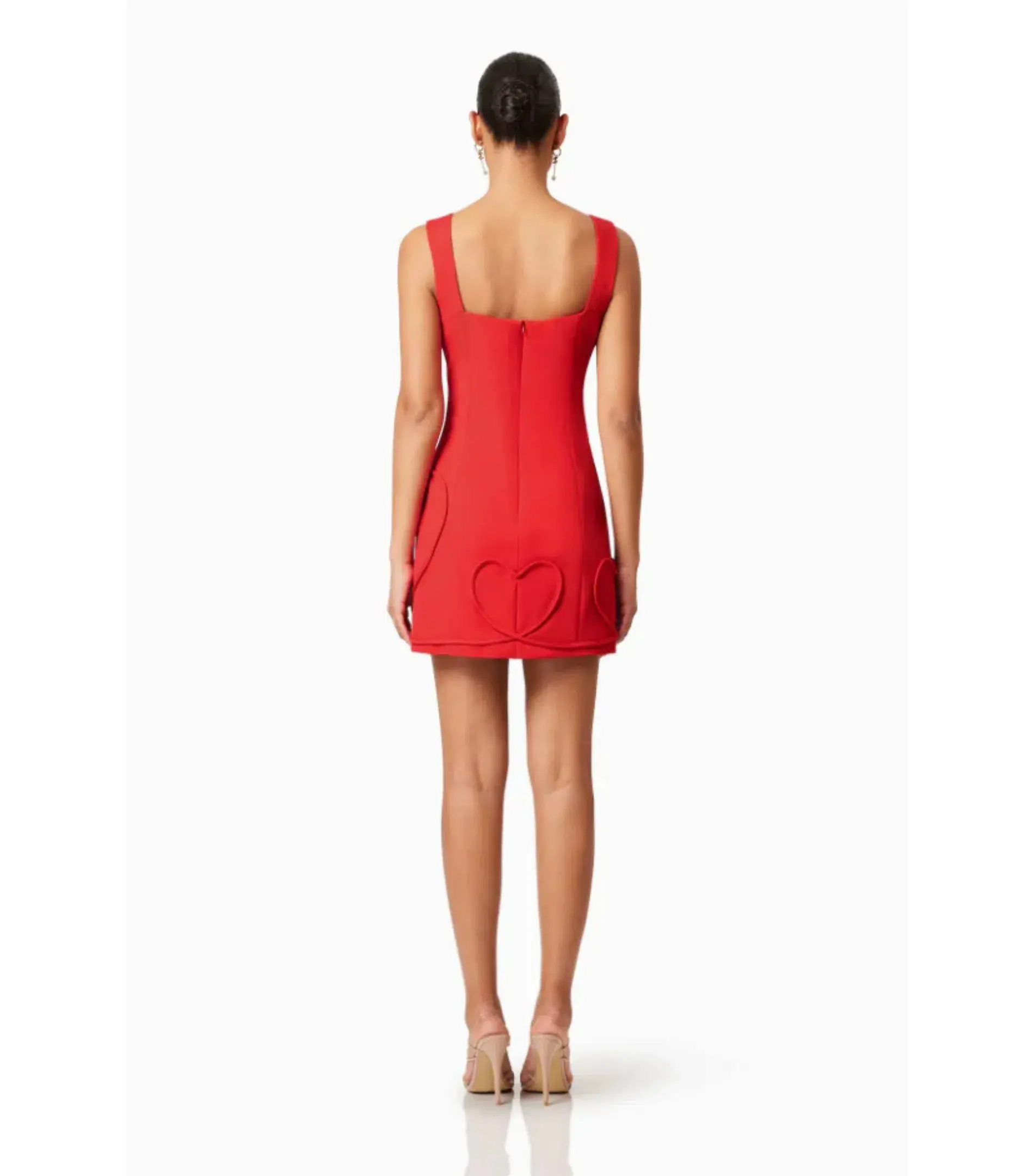 Elliatt Buttercup Mini Dress in Red Size AU 10 - Image 4