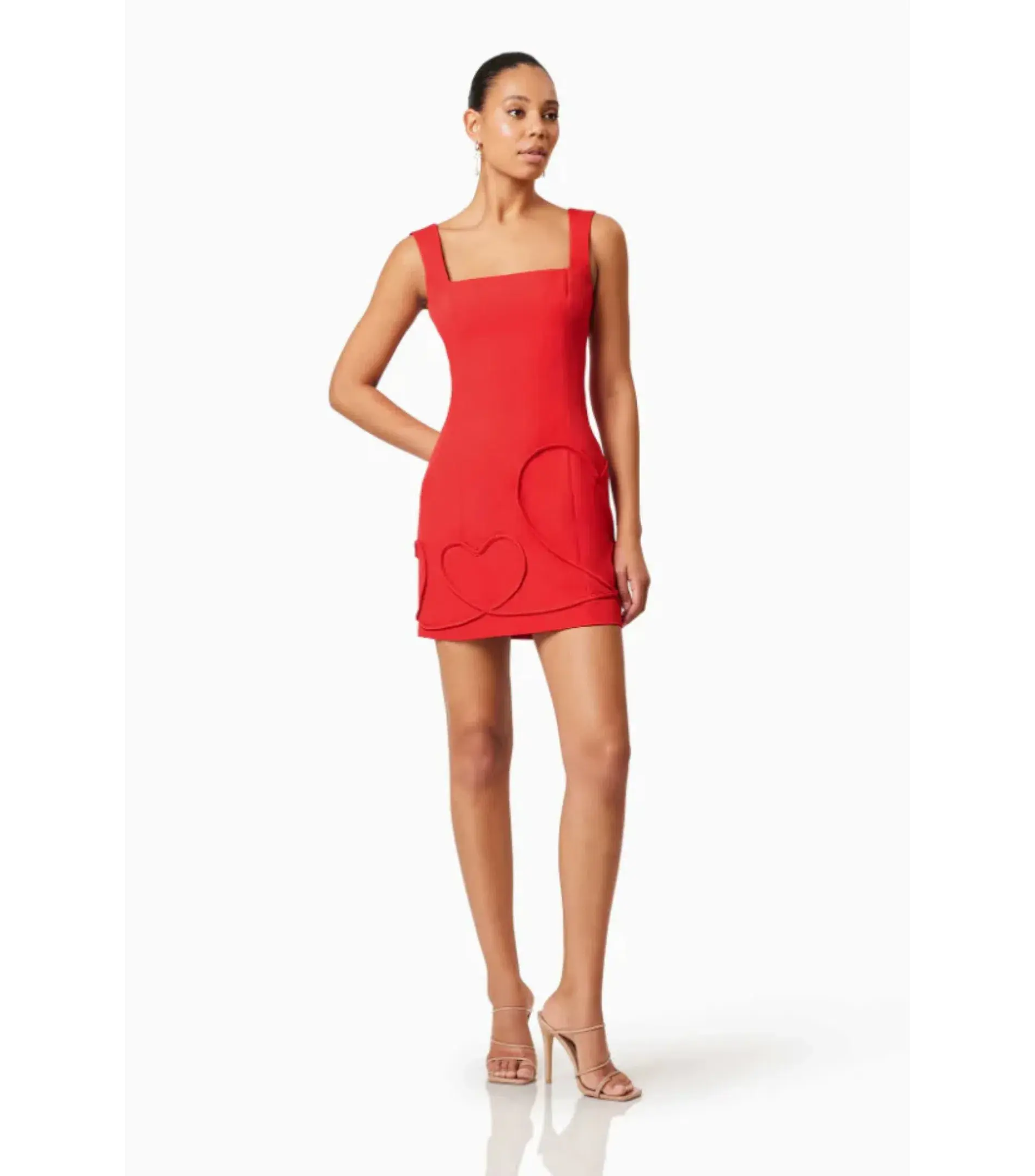 Elliatt Buttercup Mini Dress in Red Size AU 10 - Image 3