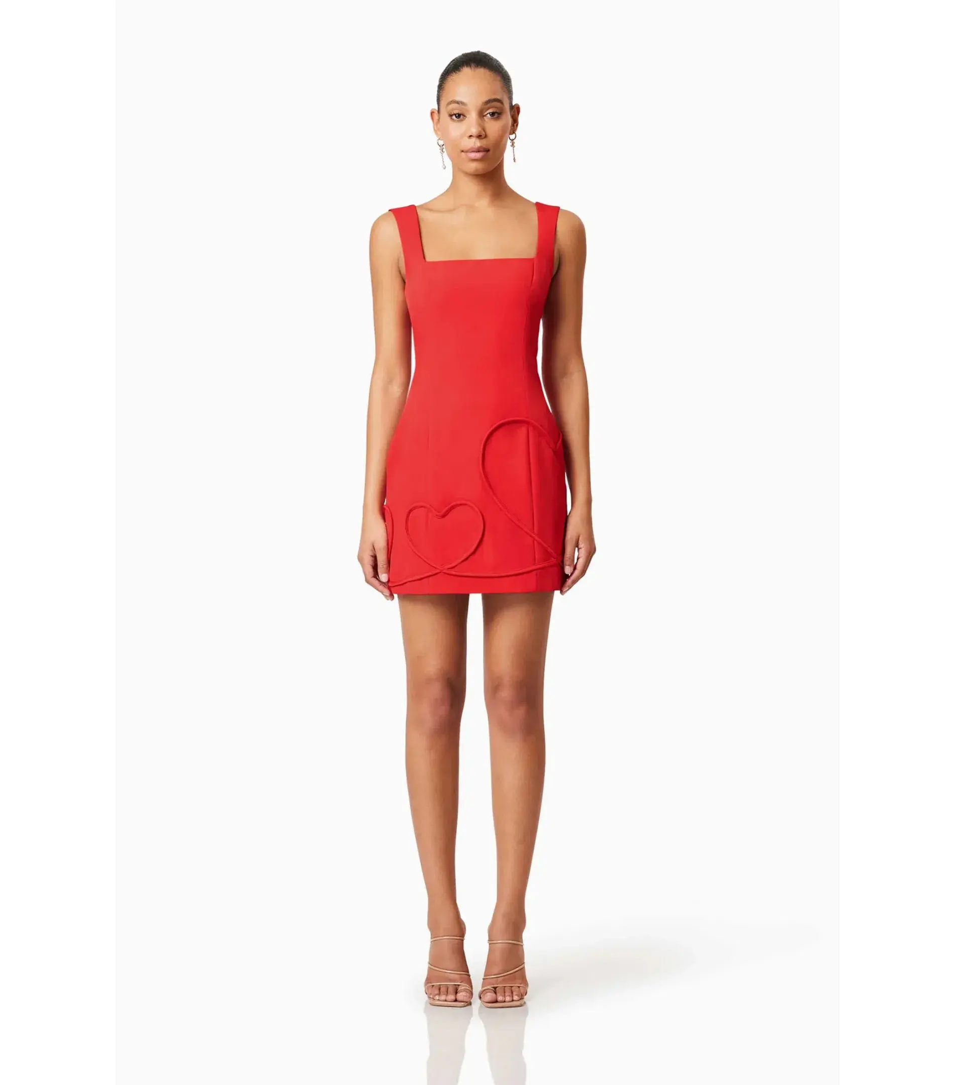 Elliatt Buttercup Mini Dress in Red Size AU 10 - Image 1