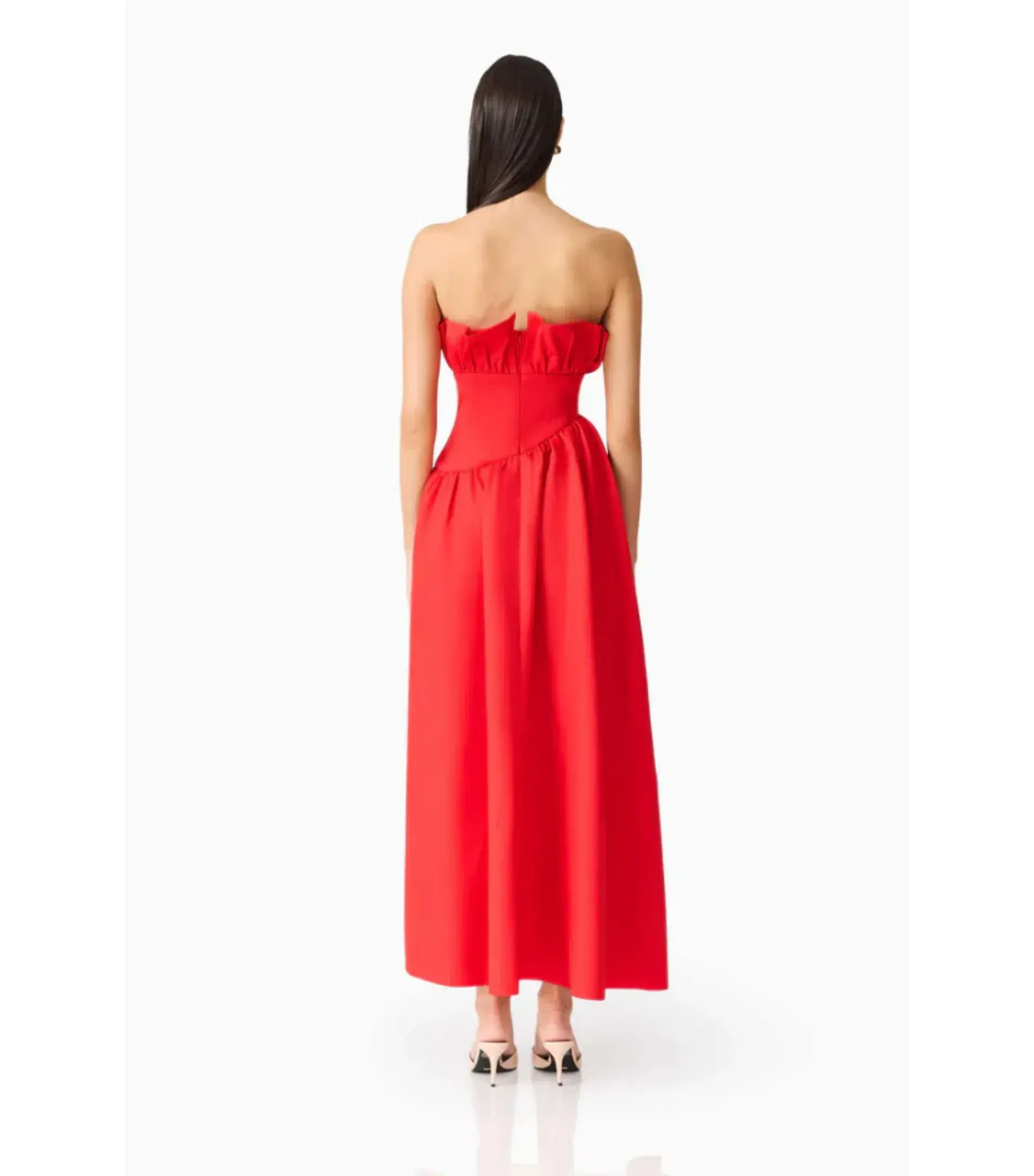 Elliatt Laurel Sleeveless Maxi Dress in Red Size AU 6 - Image 4