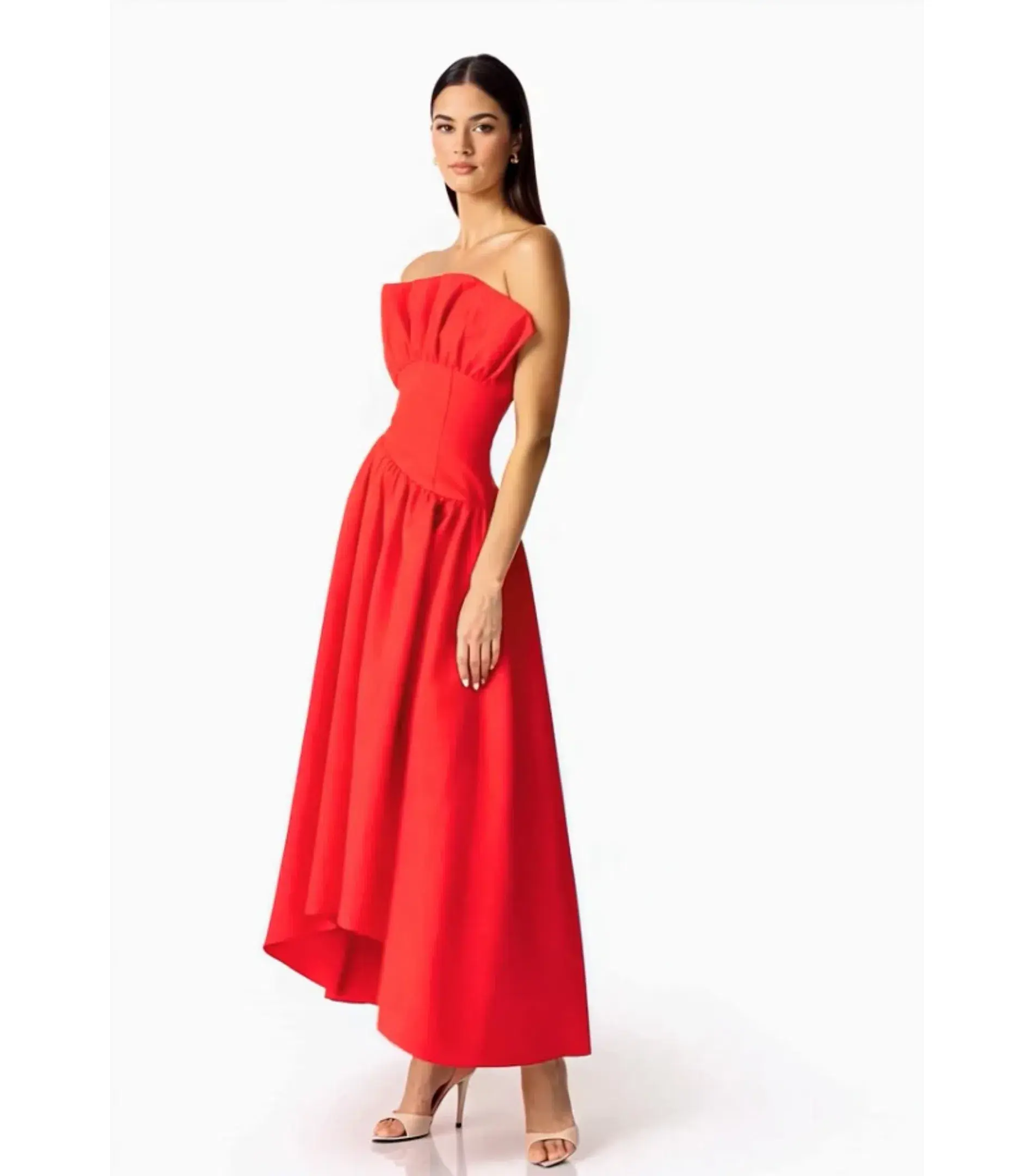 Elliatt Laurel Sleeveless Maxi Dress in Red Size AU 12 - Image 3