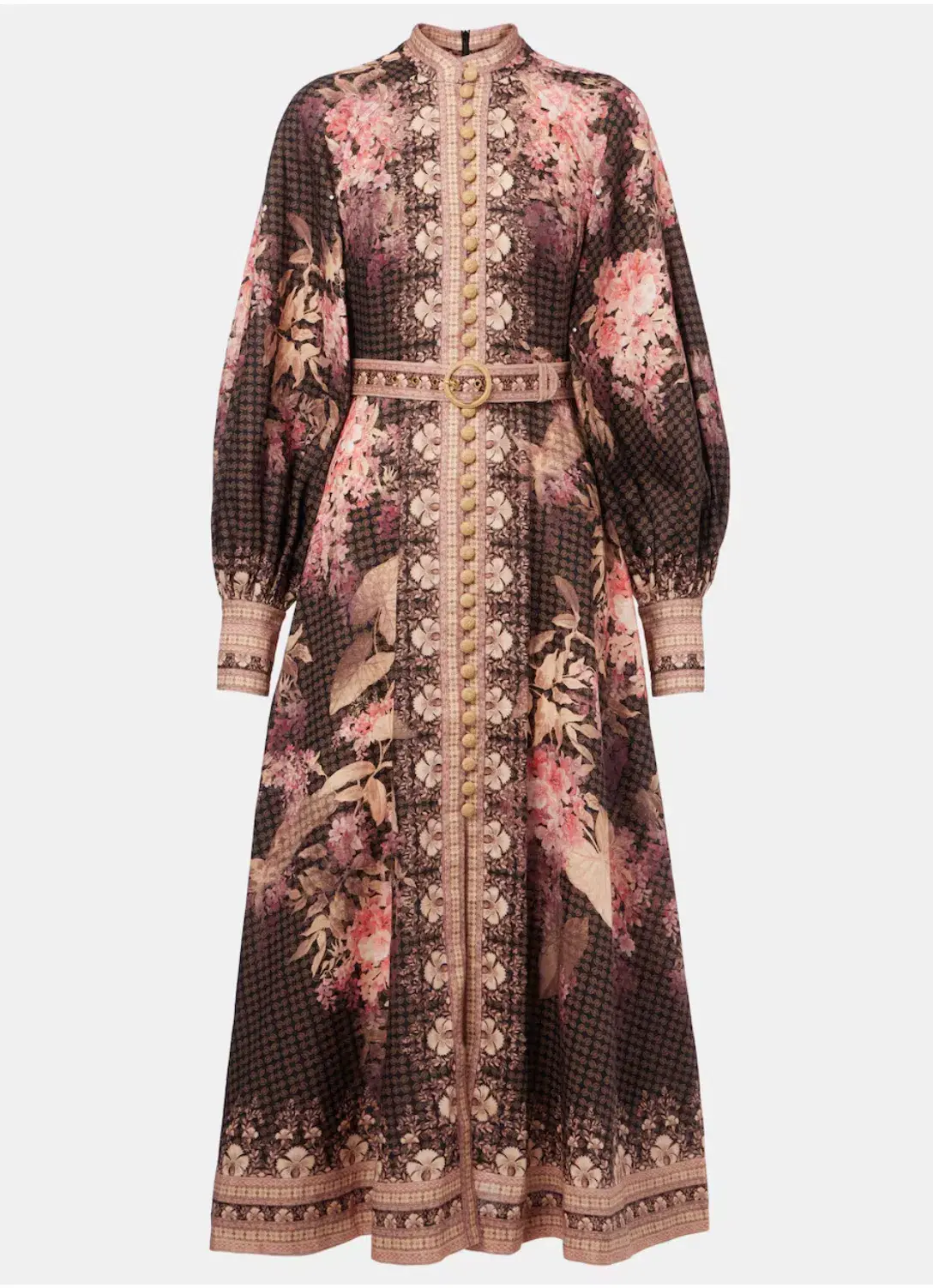 Zimmermann Illuminate floral linen midi dress - size 1 - Image 6