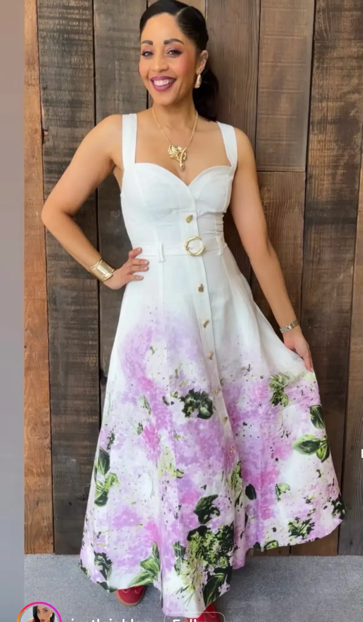 AJE EARTHA MIDI DRESS in PINK HYDRANGEA SIZE 8 - Image 6