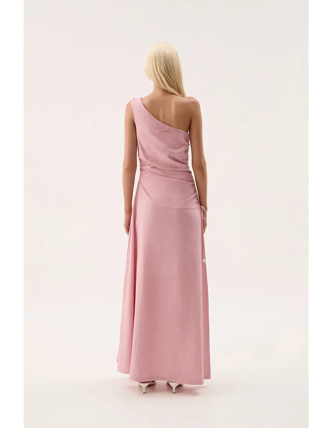 Aje Daze One Shoulder Maxi Dress in Dusty Pink size 6  - Image 3