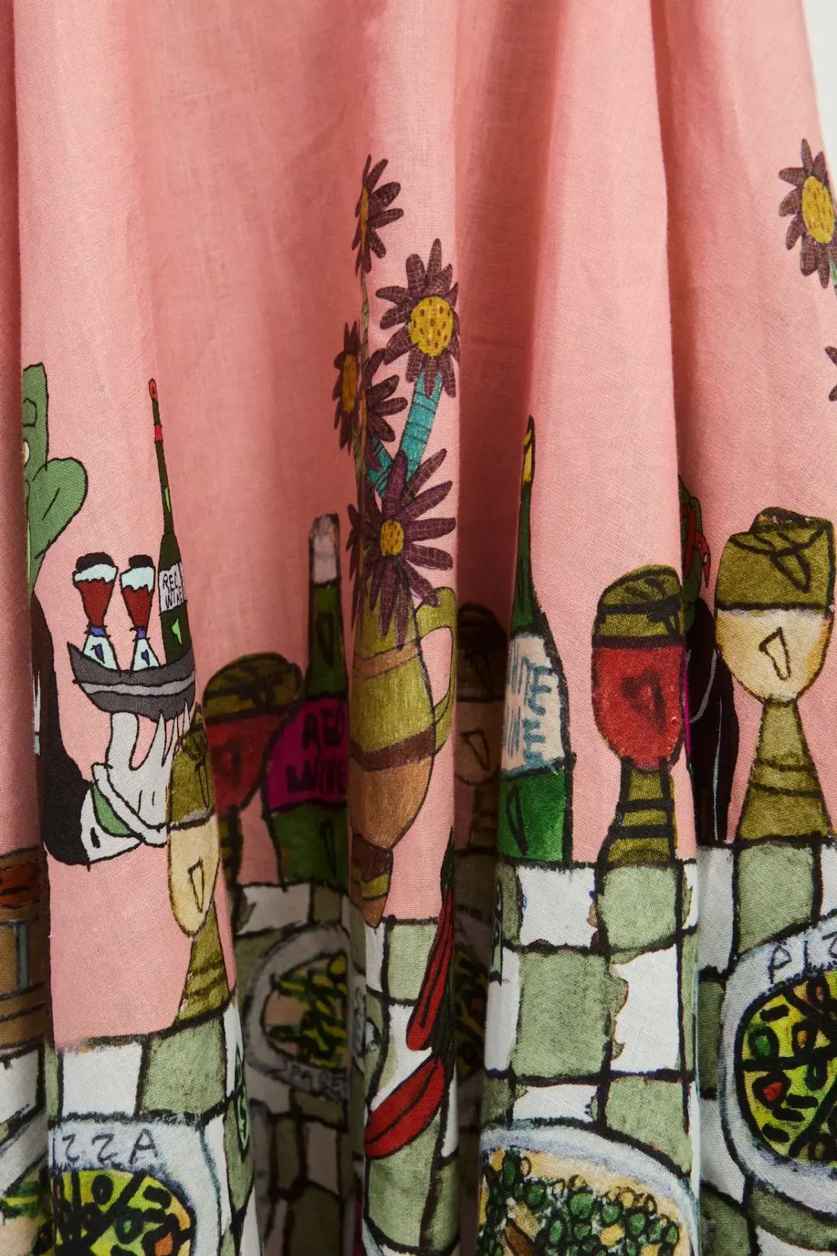 Alemais Contessa Midi Sundress / Pink / Size 6 - Image 4