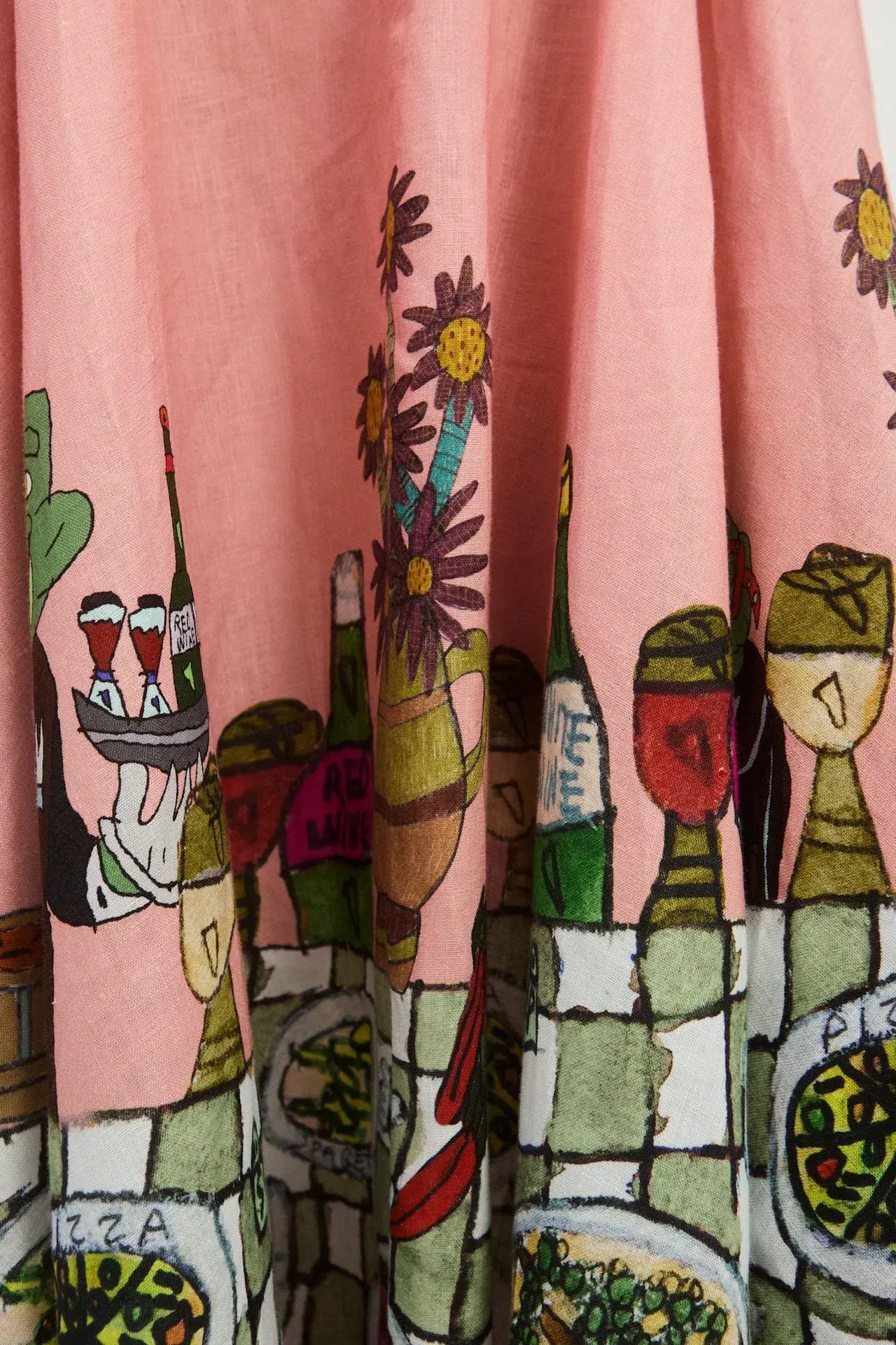 Alemais Contessa Midi Sundress / Pink / Size 6 - Image 4