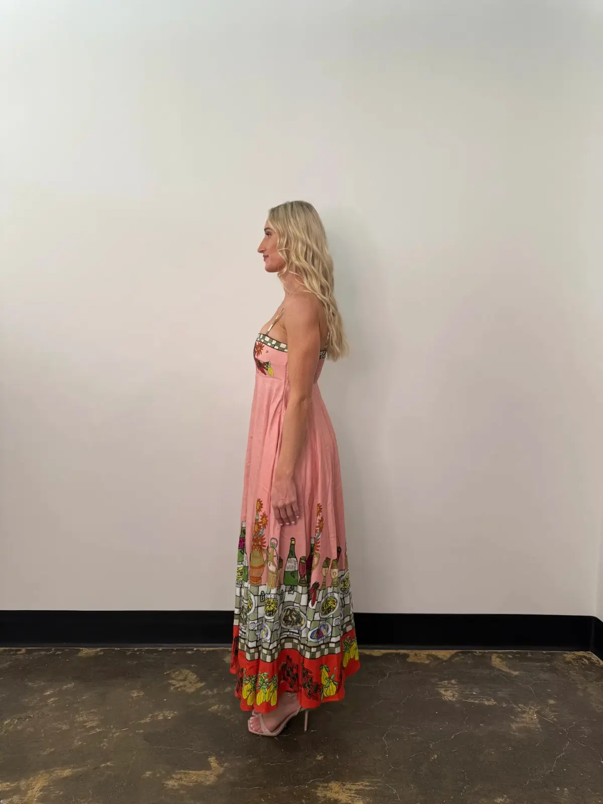 Alemais Contessa Midi Sundress Pink Size 6 - Image 2