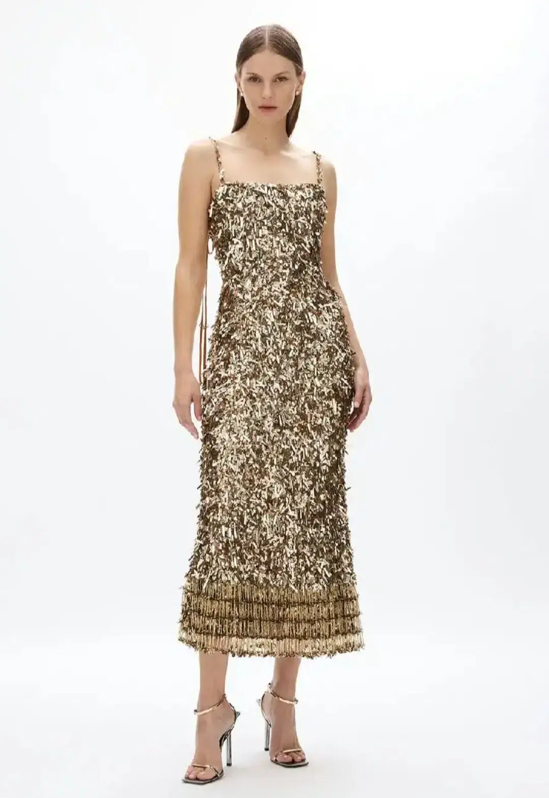 Rachel Gilbert Posie Dress Gold 3/AU12 - Image 1