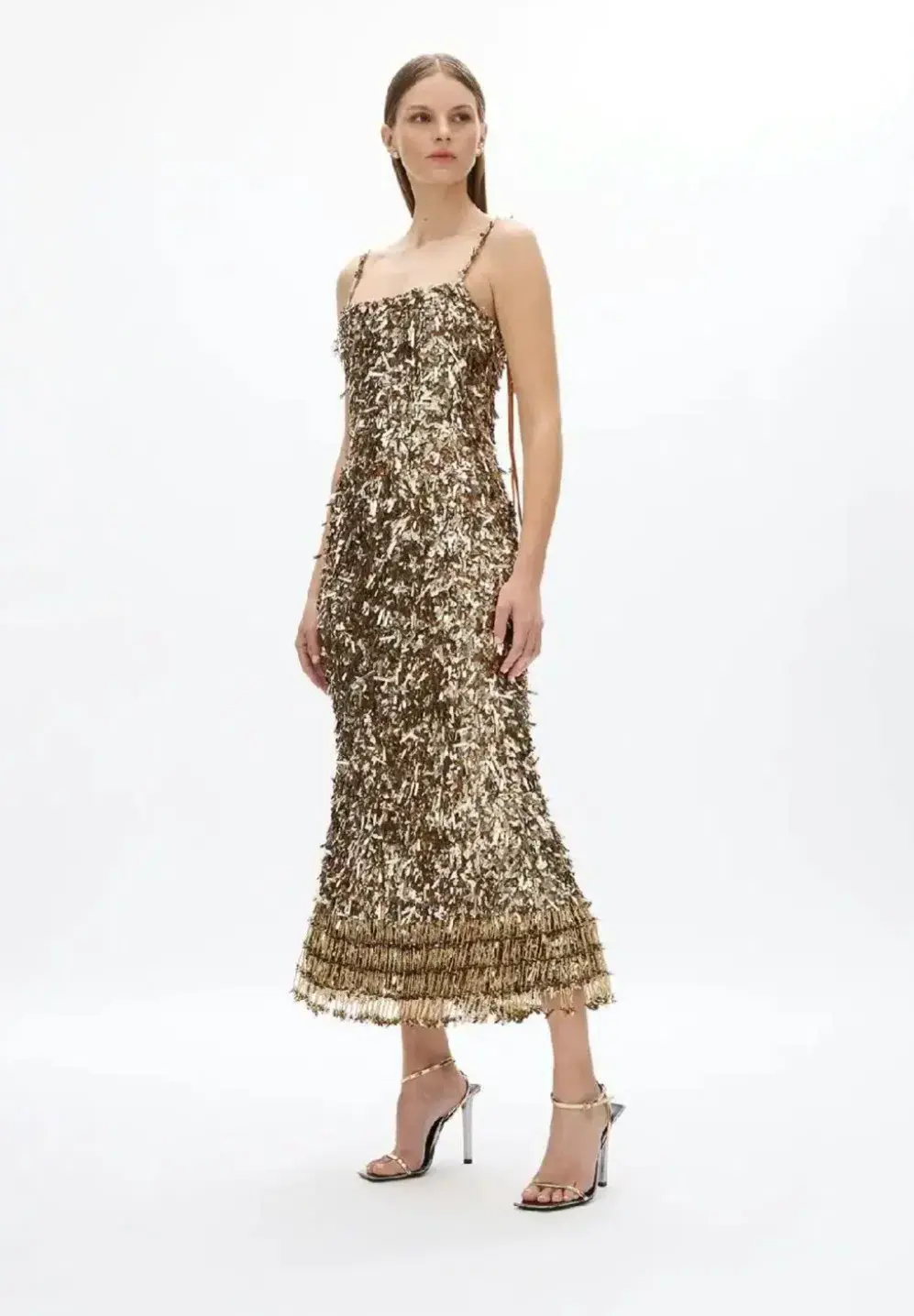 Rachel Gilbert Posie Dress Gold 3/AU12 - Image 2