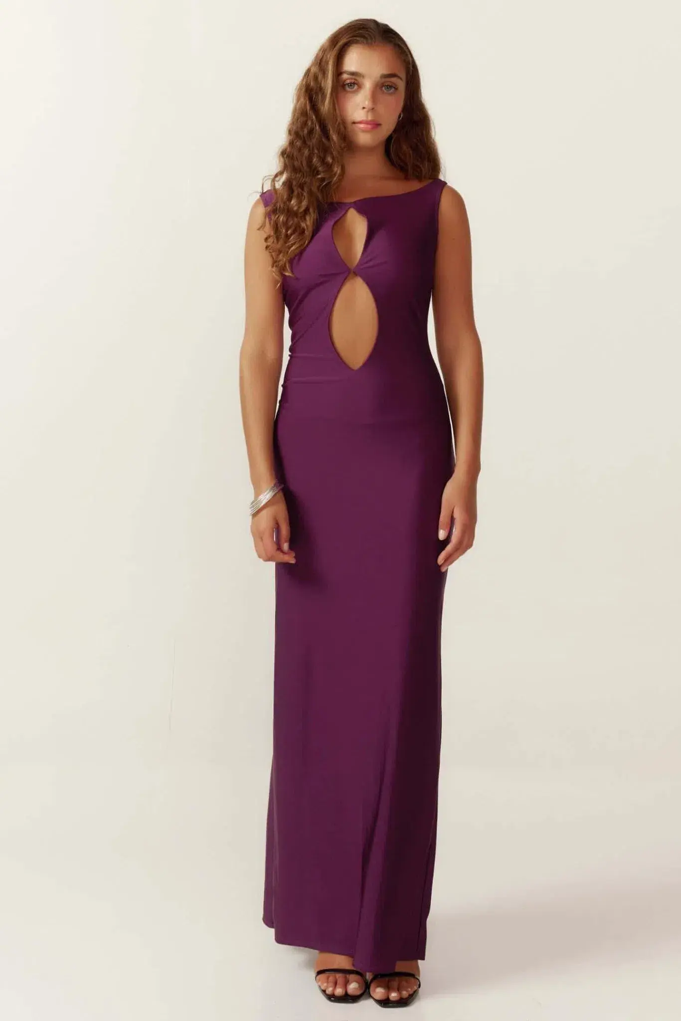 Ance Gria Passable Dress in Plum, size S (AU size 8) - Image 1