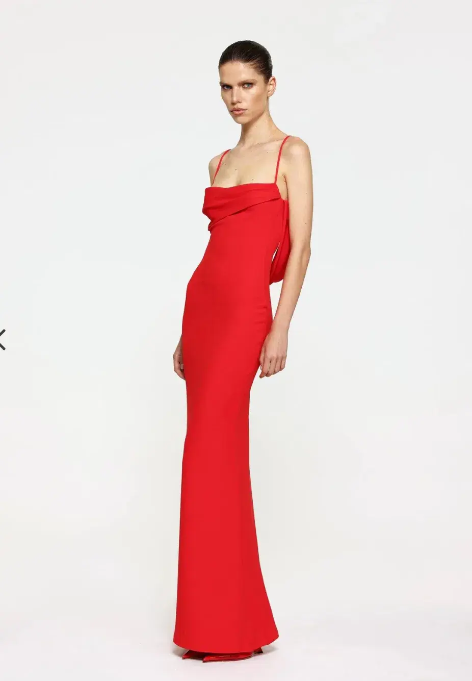 Effie Kats Havilland Gown  Cherry Red Size XS/Au 6 - Image 1