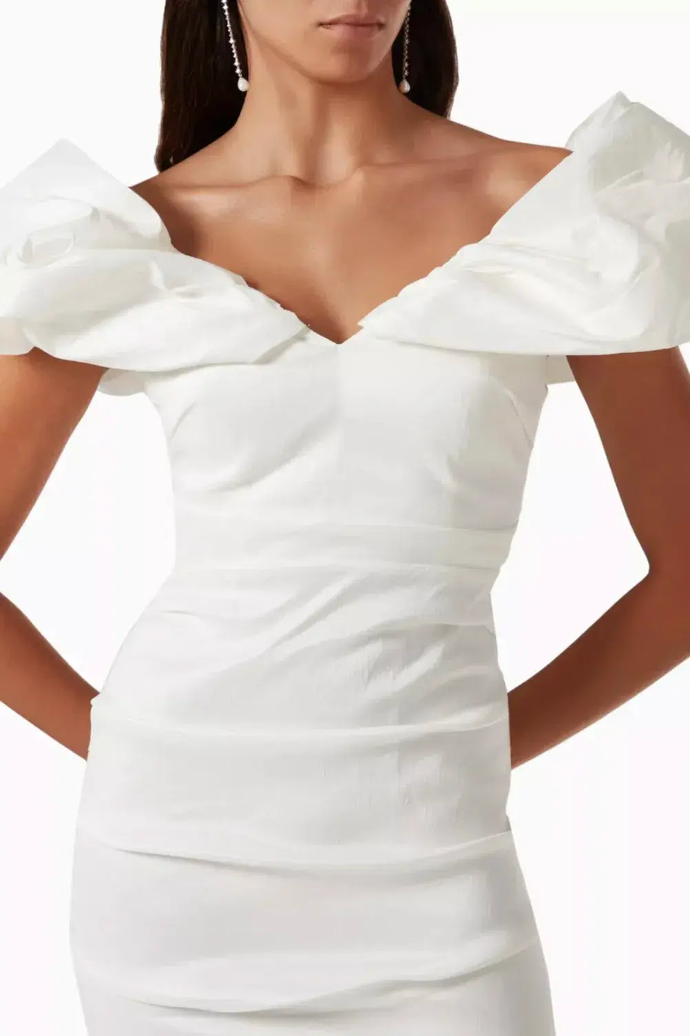 Rachel Gilbert Frey Dress White 0/AU6 - Image 5