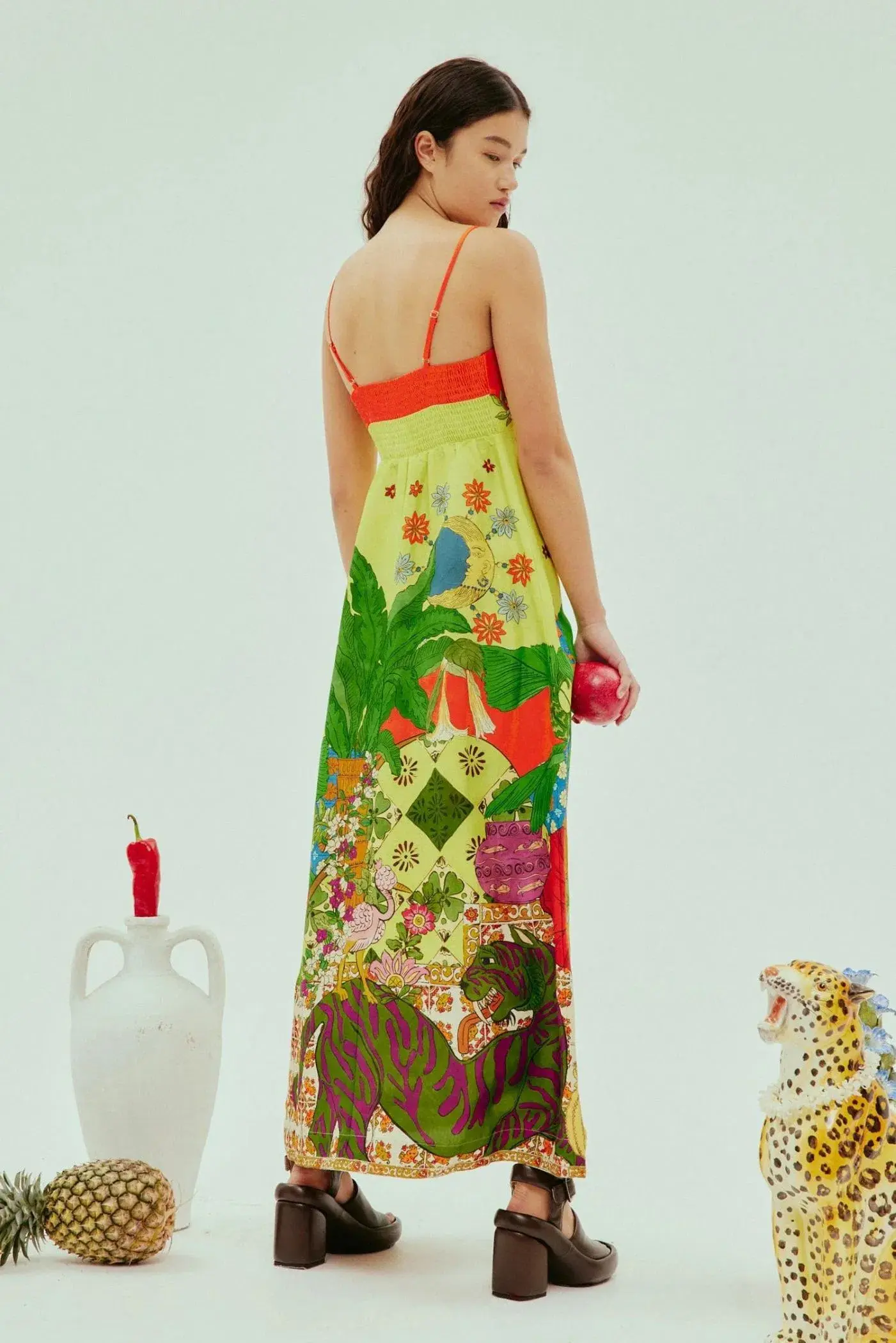 Alemais Tiger Day Dress Size 16 - Image 4
