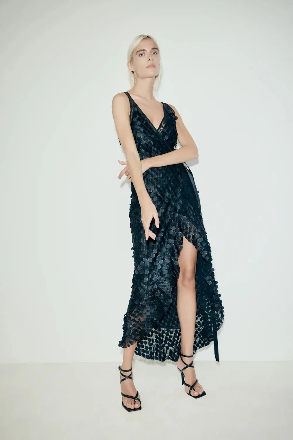 Manning Cartell Supreme Extreme Wrap Dress Black  Size 10  - Image 2