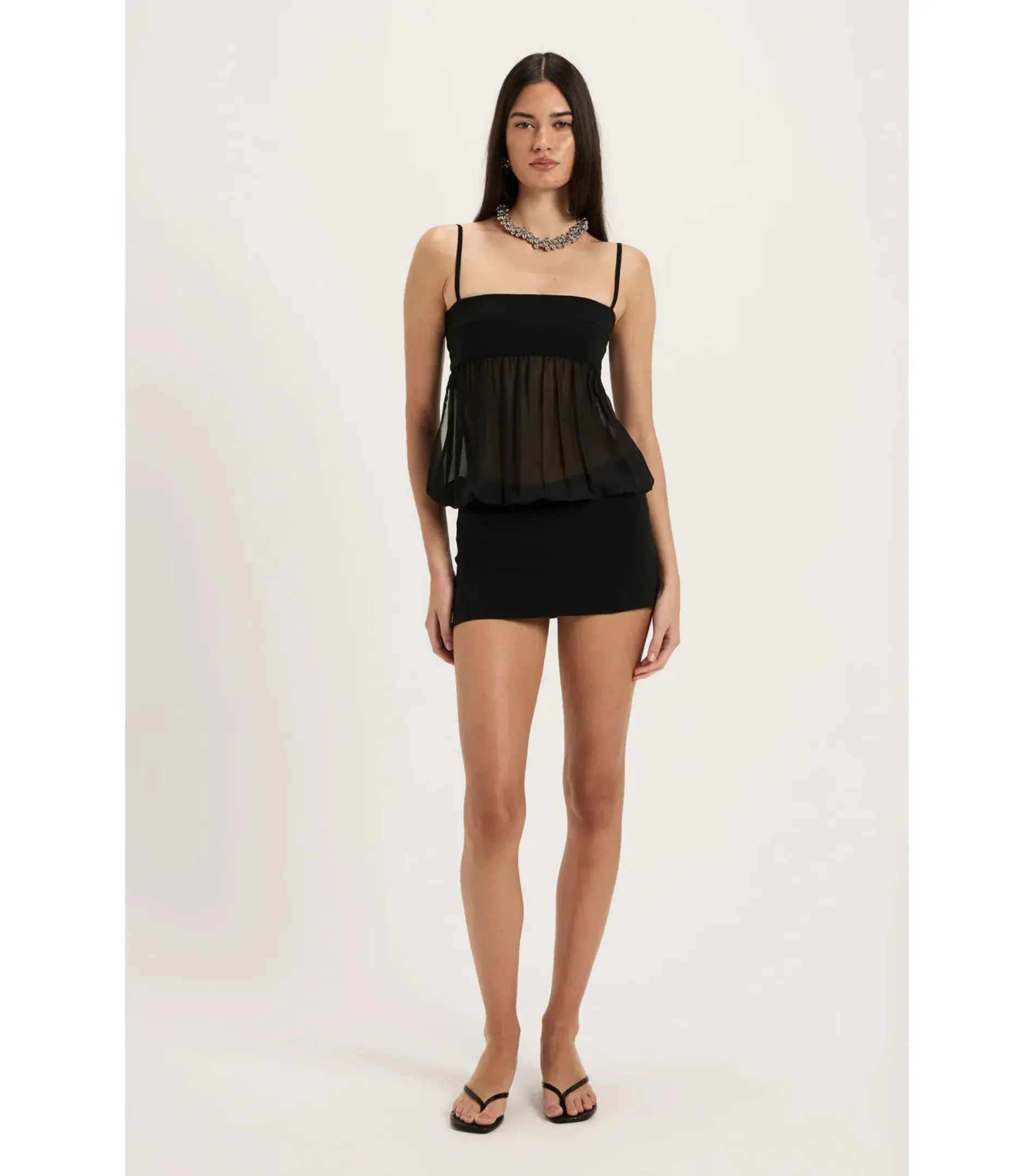 Ance Gria Romeo Mini Dress Black Size Small / AU 6 - Image 1