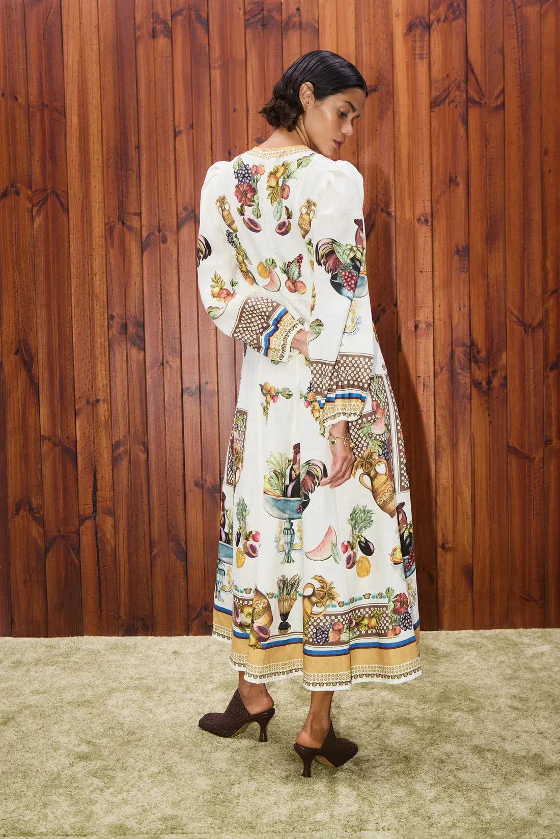 Alemais Mercado Midi Dress-4 - Image 3