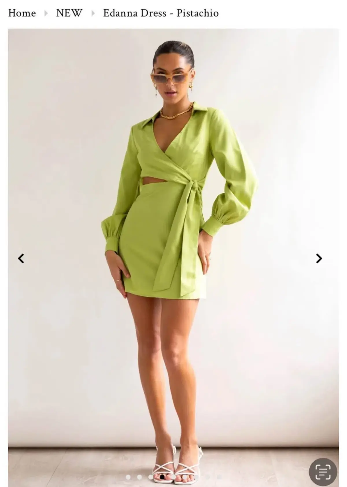Edanna Dress - Pistachio  - Image 1