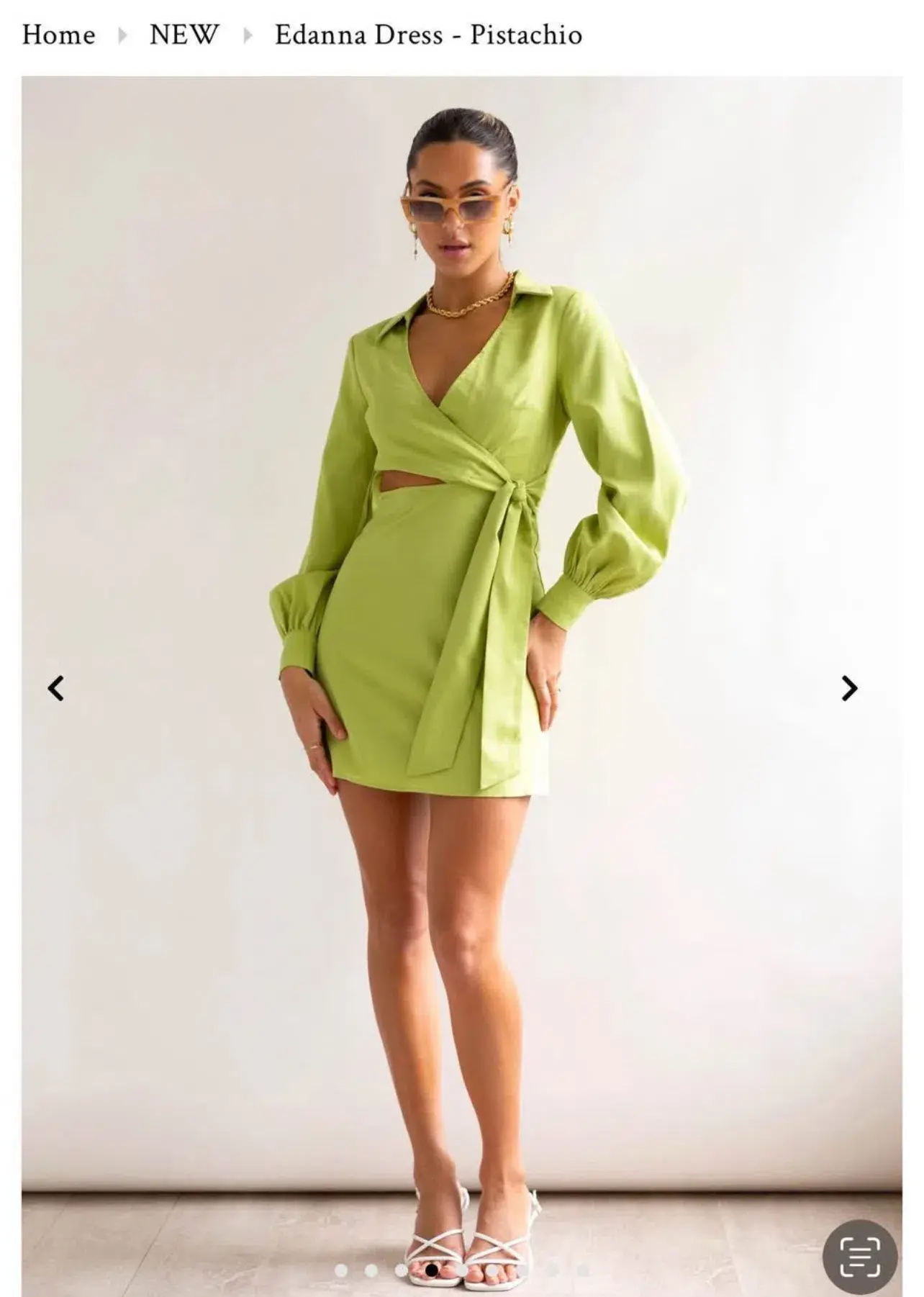 Edanna Dress - Pistachio  - Image 1