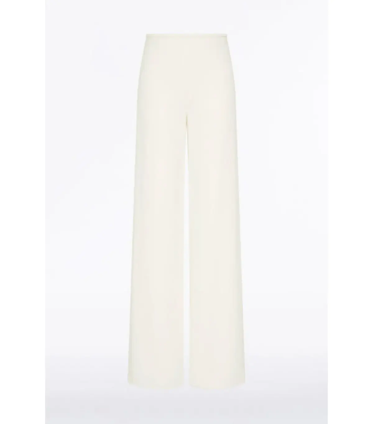 Carla Zampatti Crepe Long Line Jacket and Wide Waisted Pant Set Ivory Size AU 6 - Image 5