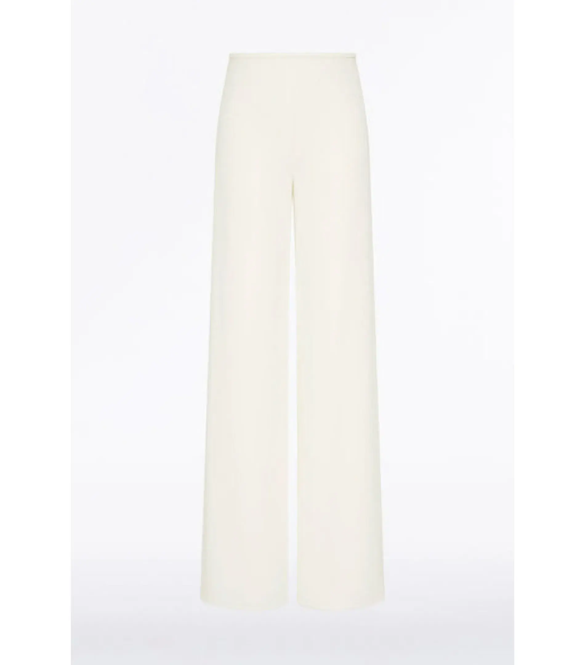Carla Zampatti Crepe Long Line Jacket and Wide Waisted Pant Set Ivory Size AU 6 - Image 5