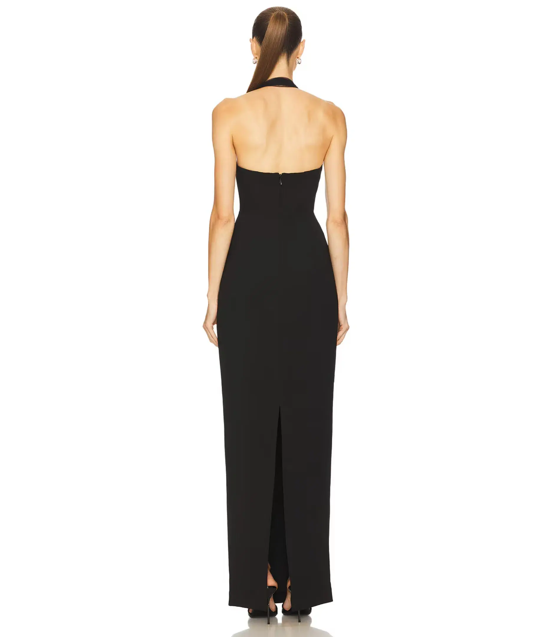 Rachel Gilbert Maria Maxi Gown Black Size AU 6 - Image 2