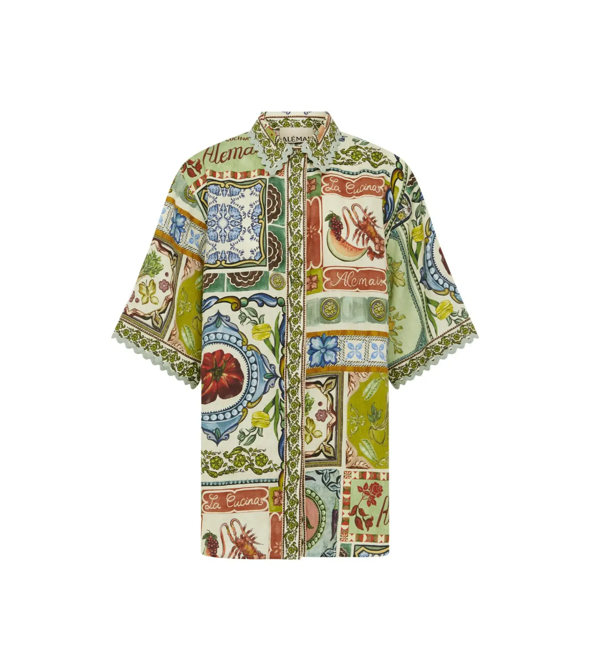 Alemais Tommasina Shirt and Short Set Print Size 6/8 - Image 5