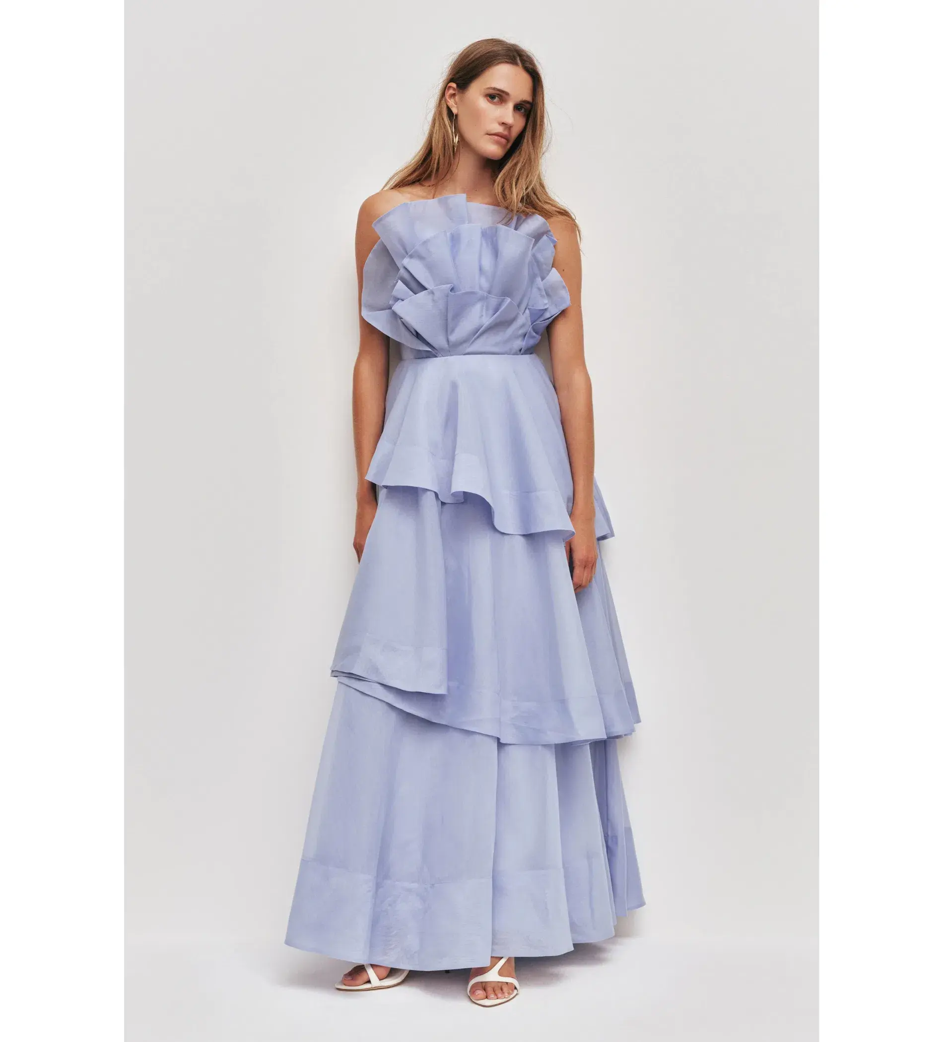 Aje Selestia Gown Pale Blue Size 10 - Image 1