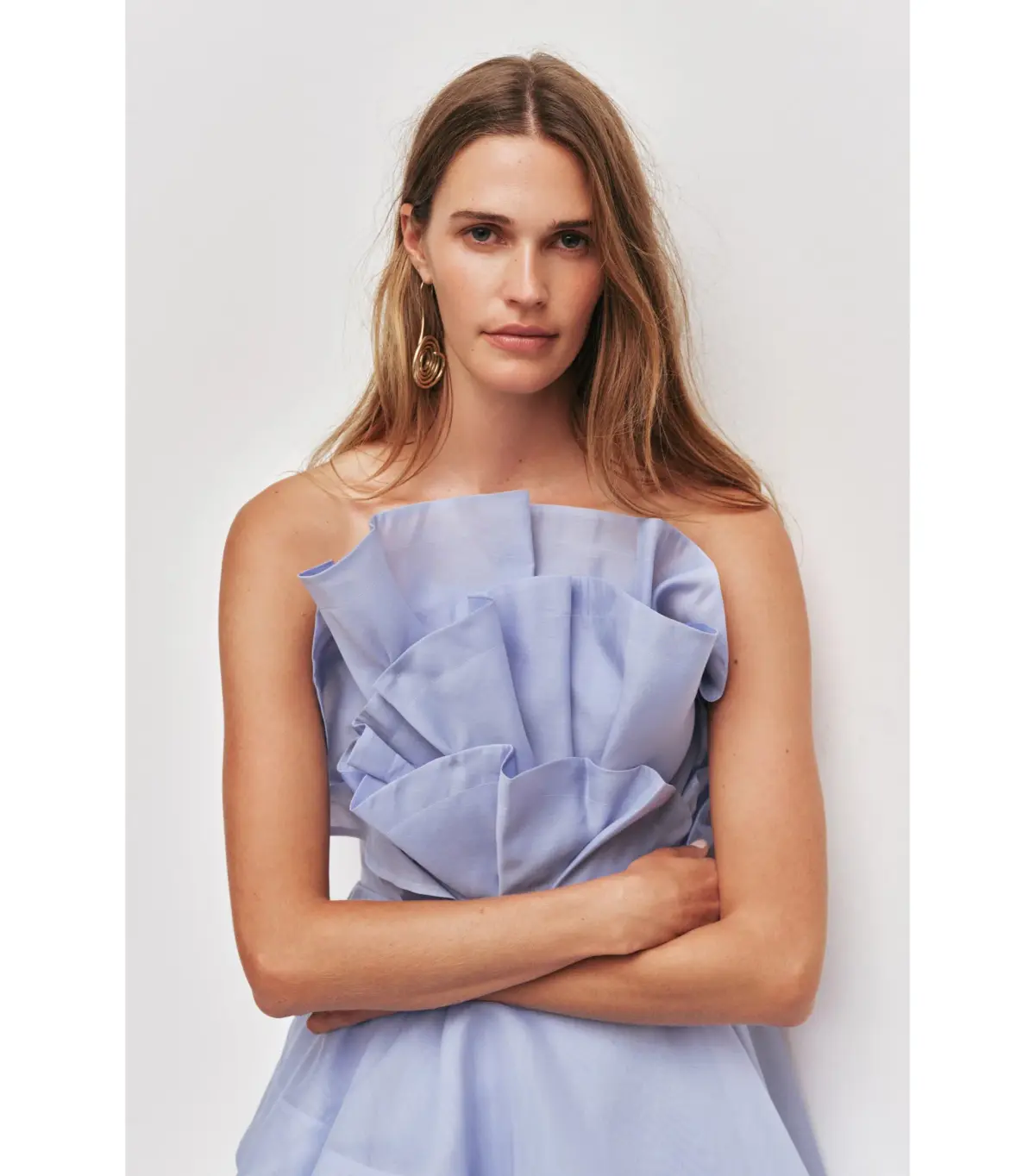 Aje Selestia Maxi Gown Pale Blue Size AU 10 - Image 2