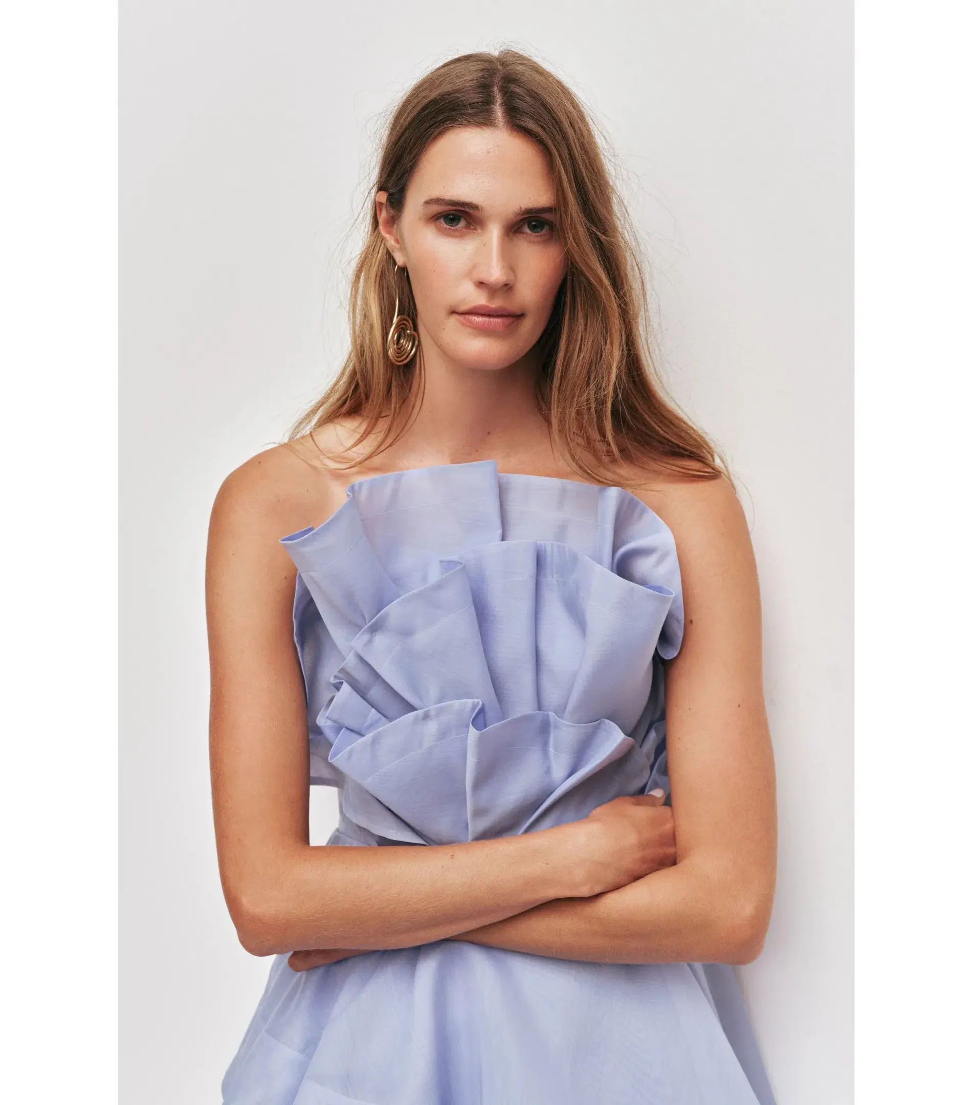 Aje Selestia Maxi Gown Pale Blue Size AU 10 - Image 2