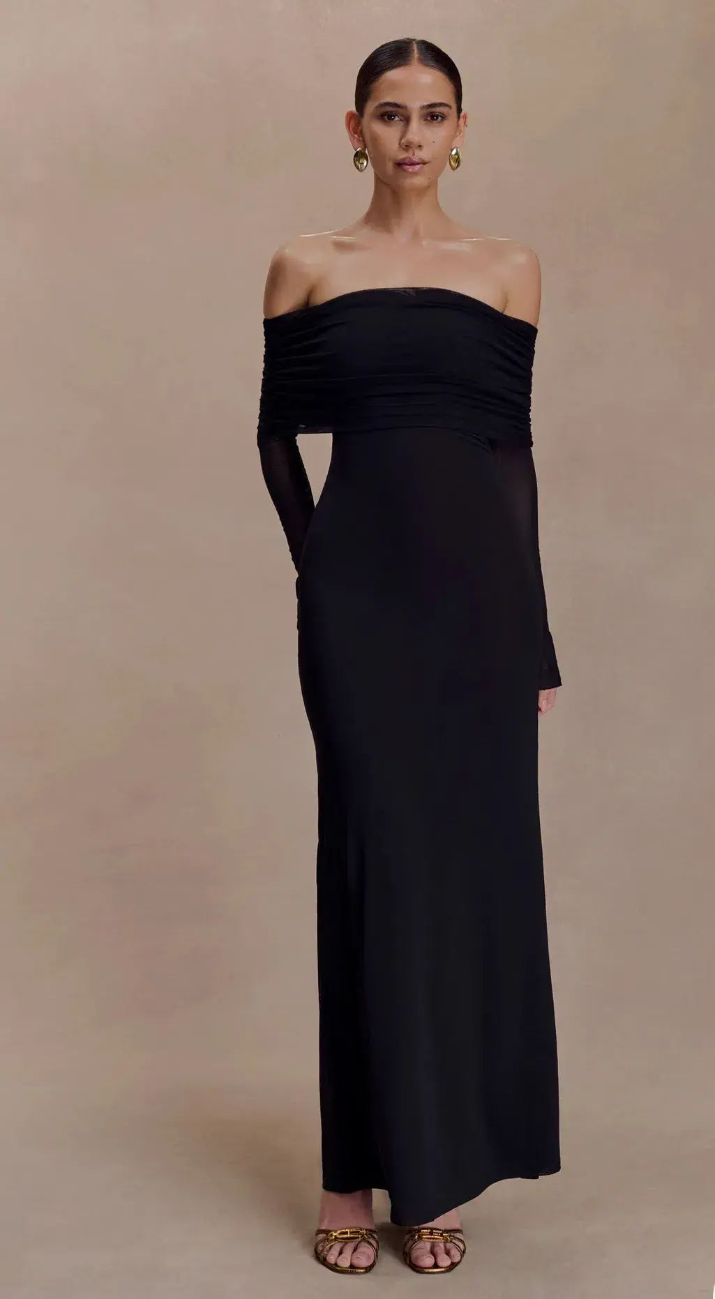 Meshki Josie Off Shoulder maxi dress size 8 - Image 2
