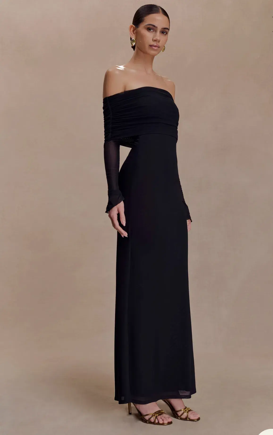 Meshki Josie Off Shoulder maxi dress size 8 - Image 1