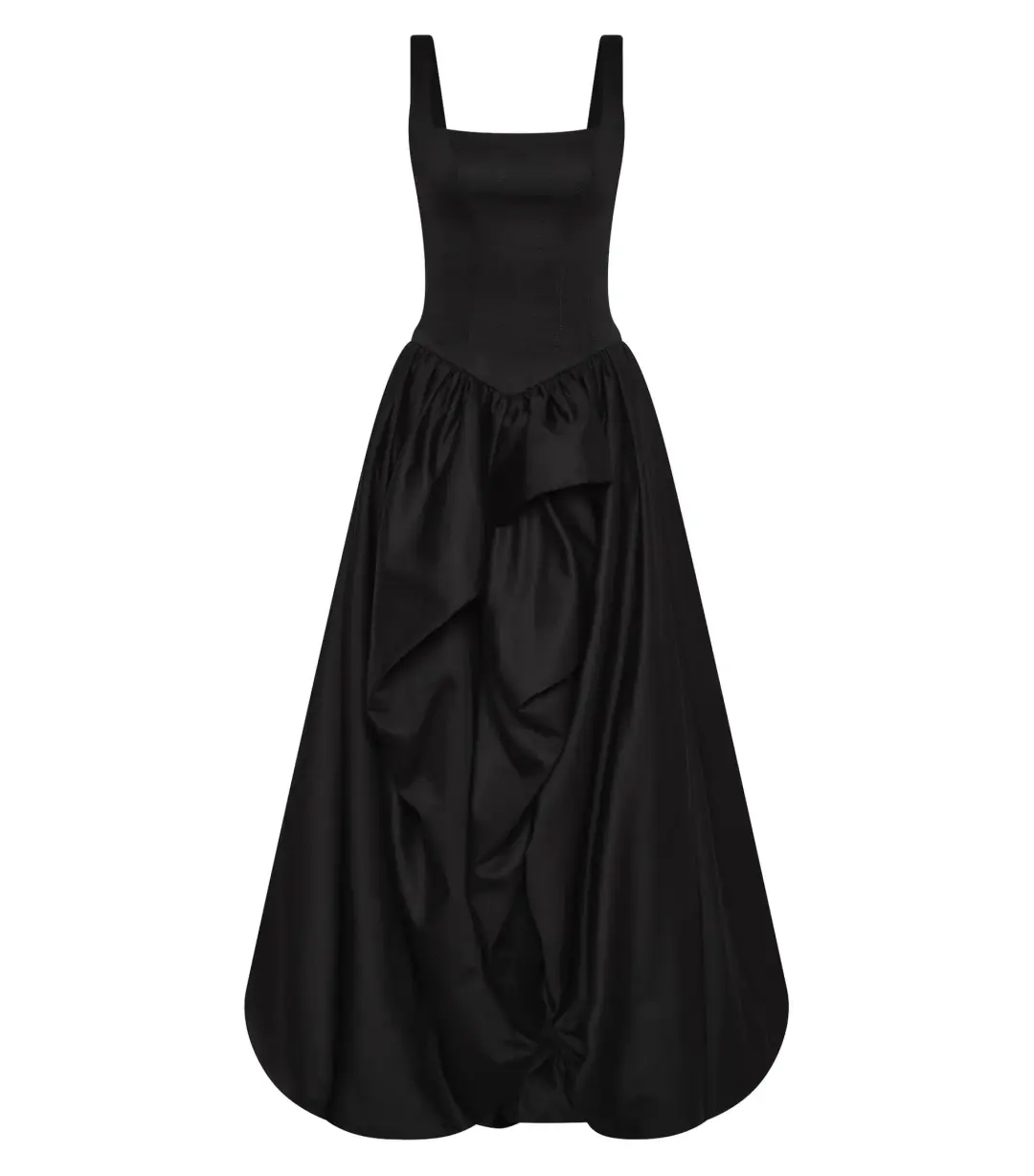Aje Alani Maxi Gown Black Size AU 8  for rent on The Volte - main image